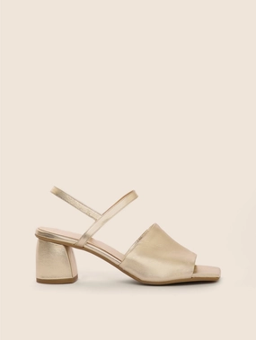 Comfortable Wear Korean Glow Oliva Gold Heel