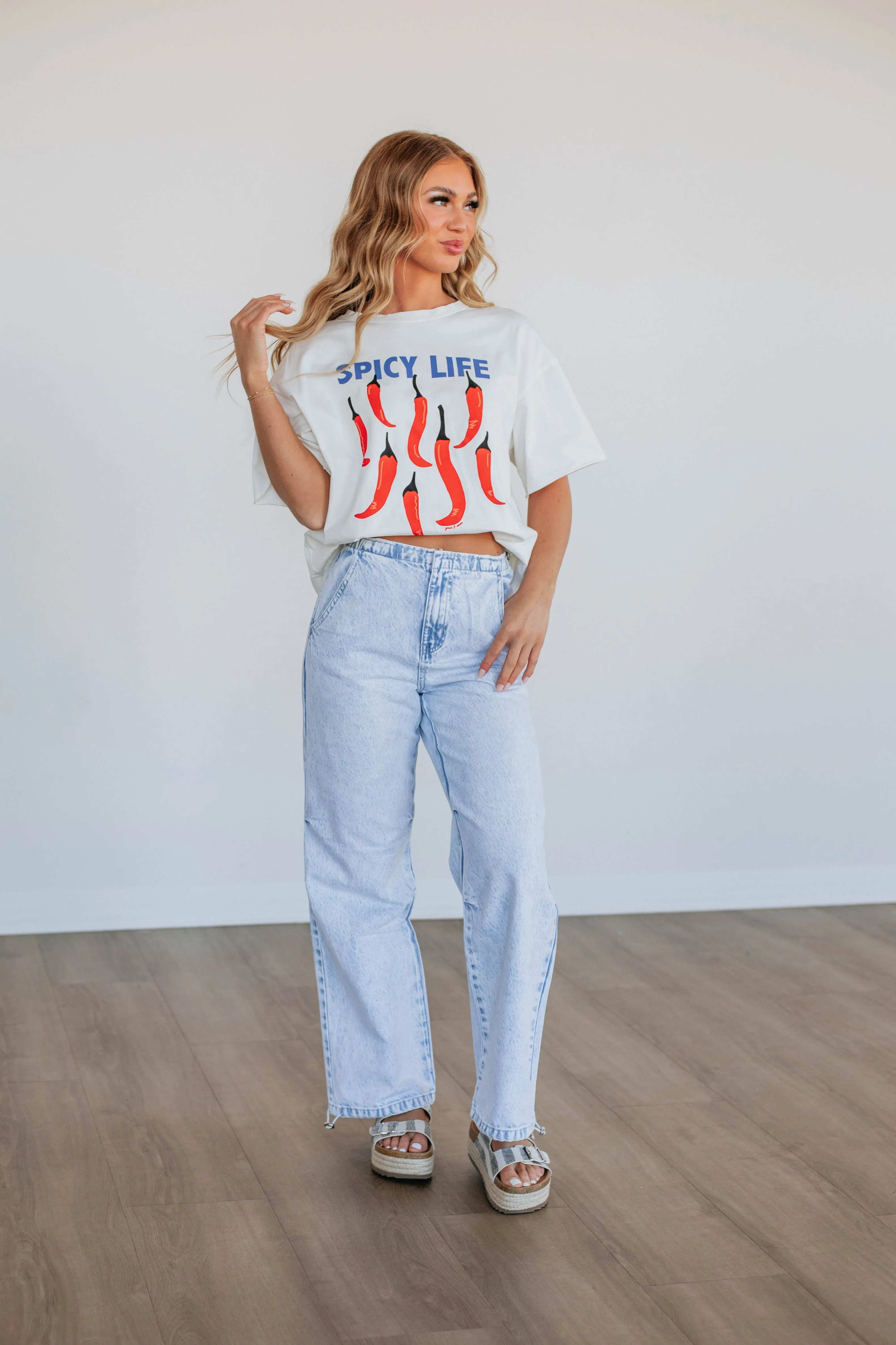 Cool and Chic Spicy Life Graphic Tee