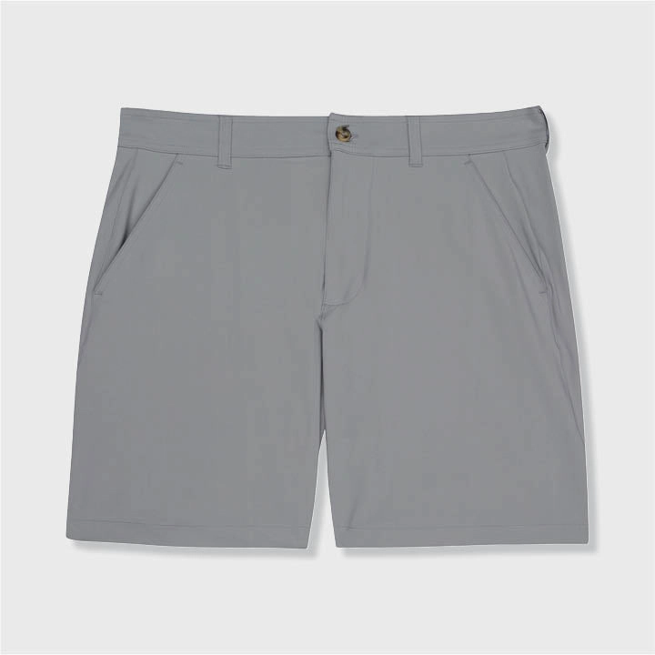 Relaxed Fit Design Vented Hem Details Sand Bunker Short