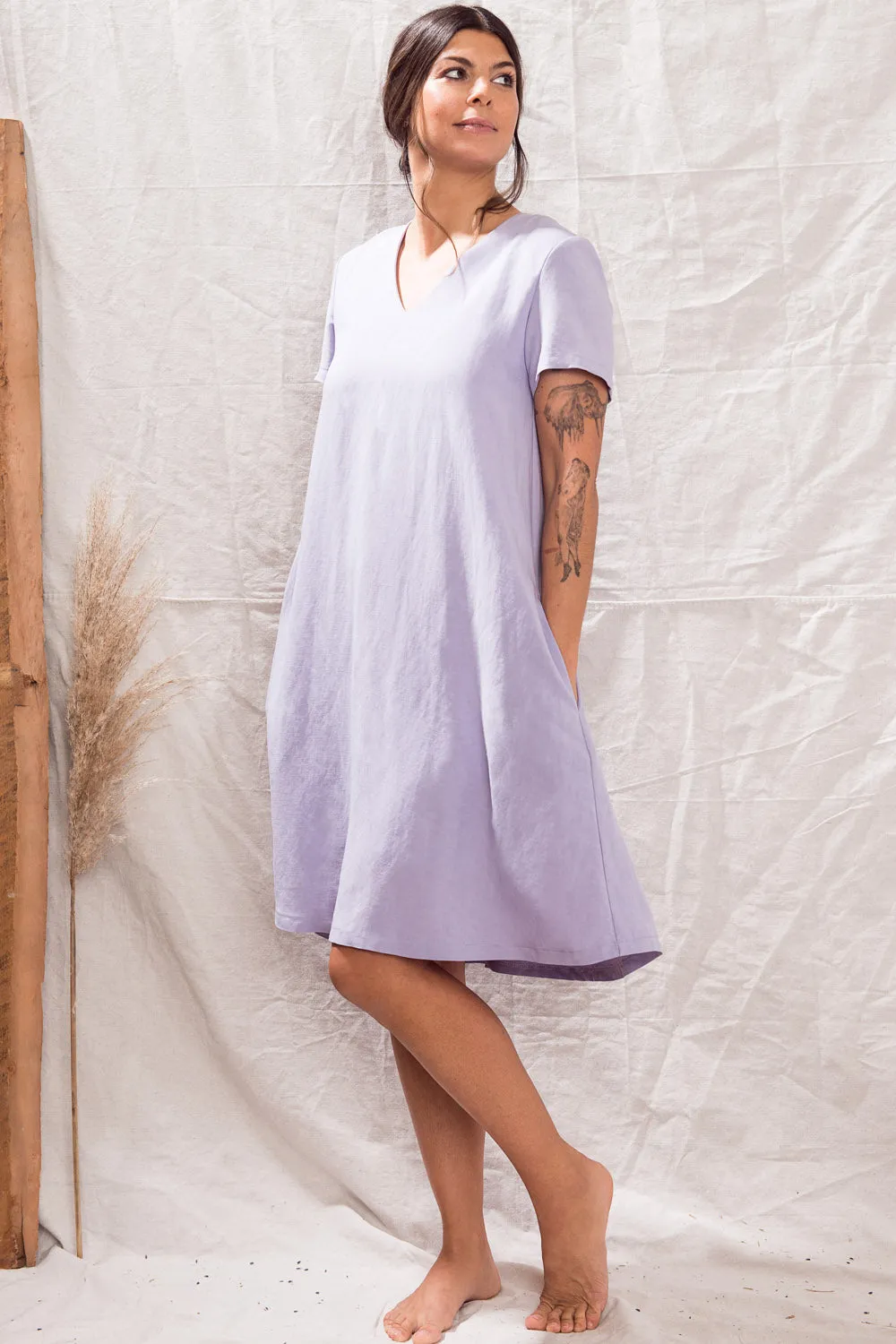 Layered-Look Tulsi Dress