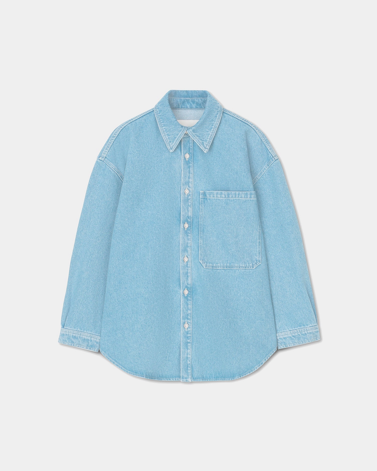 Aarna - Denim Shirt - Eco Light Wash Multi Functional Pockets