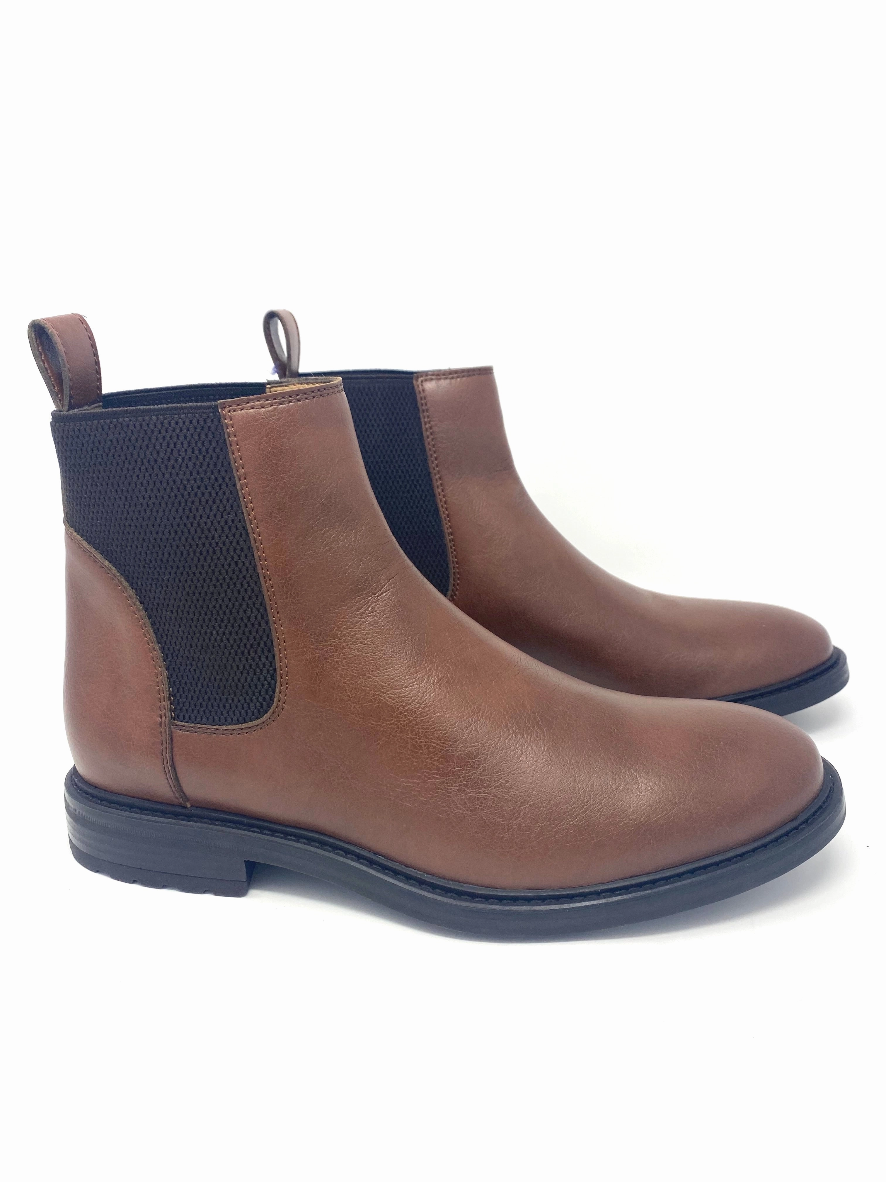 Oscar Chelsea Boot in Tan from Novacas Comfortable Feeling Wine Rich