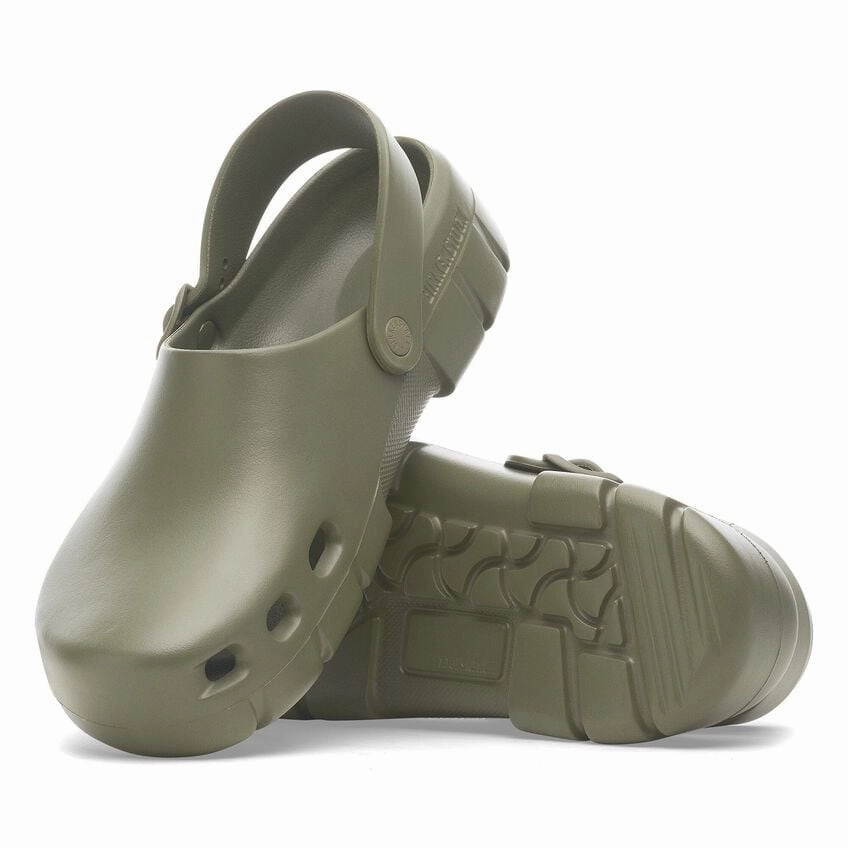 Birki-Flow in Khaki from Birkenstock Breathable straps