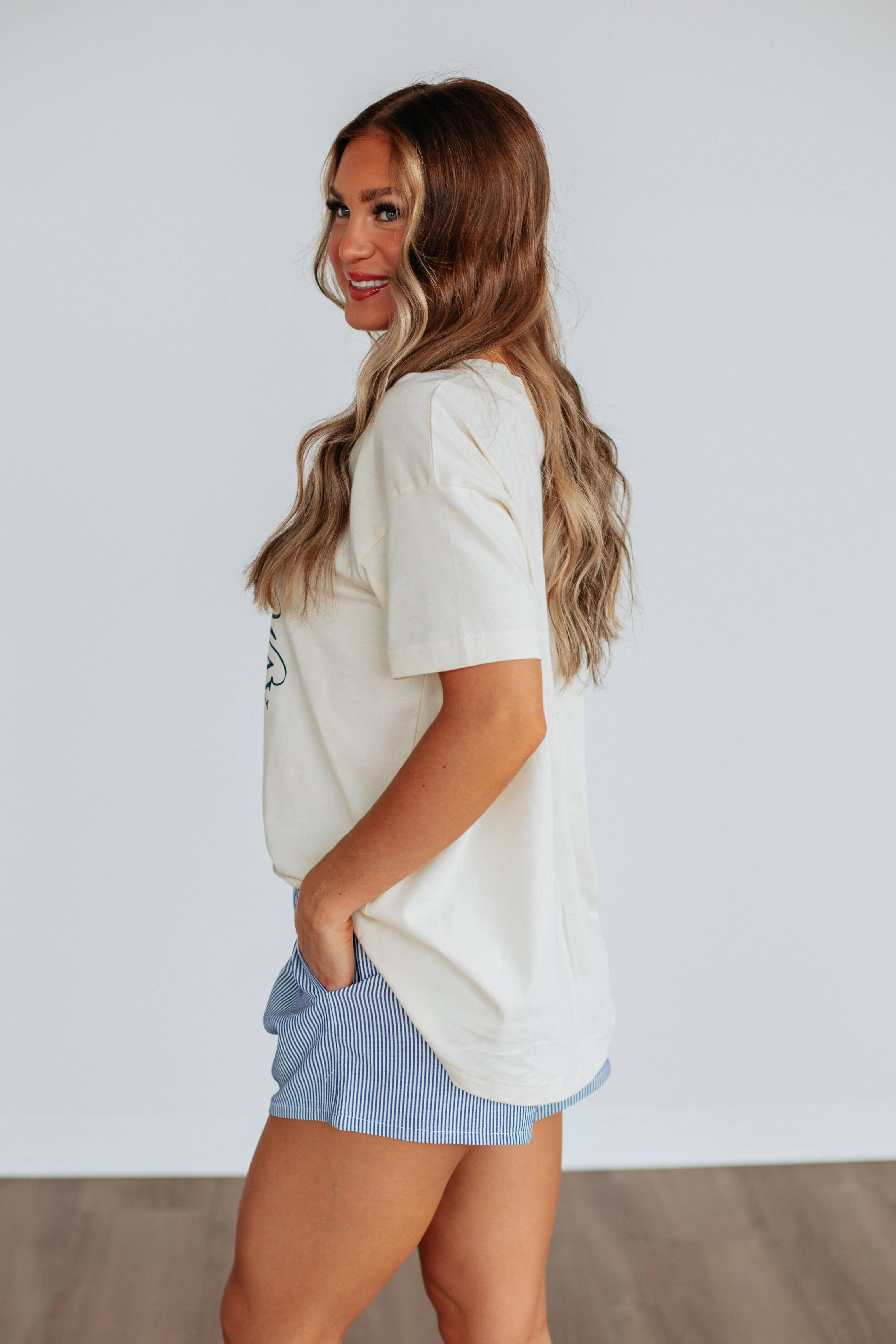 It's The American Way Tee Crew Neck Design