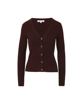 Thelma Cashmere Cardigan Comfy Layered Wear Minimalist Fit