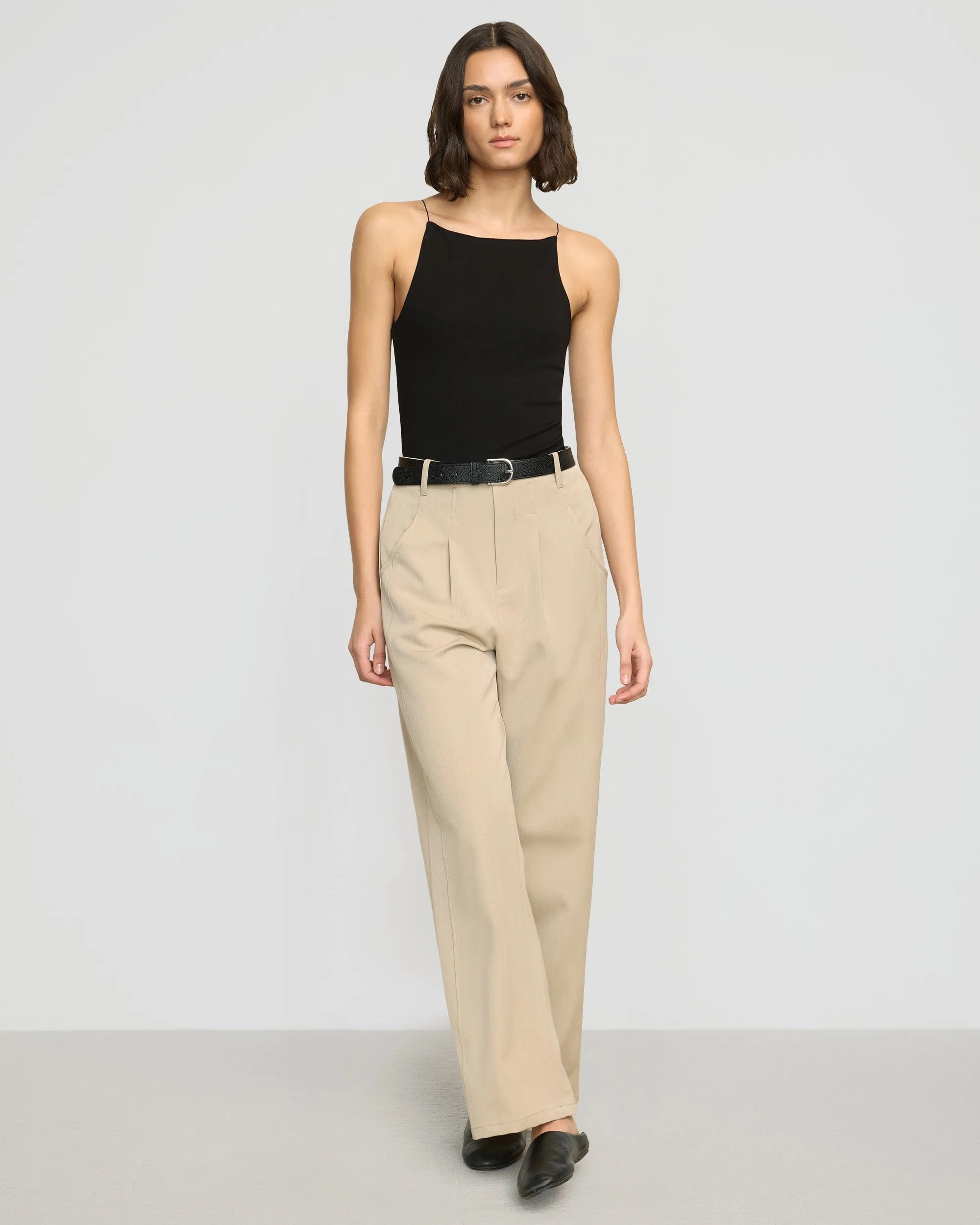 Ella Sleeveless Tank Minimalist purity Adaptable