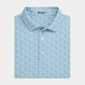 Comfort Wearable Mountain Berry Printed Performance Polo