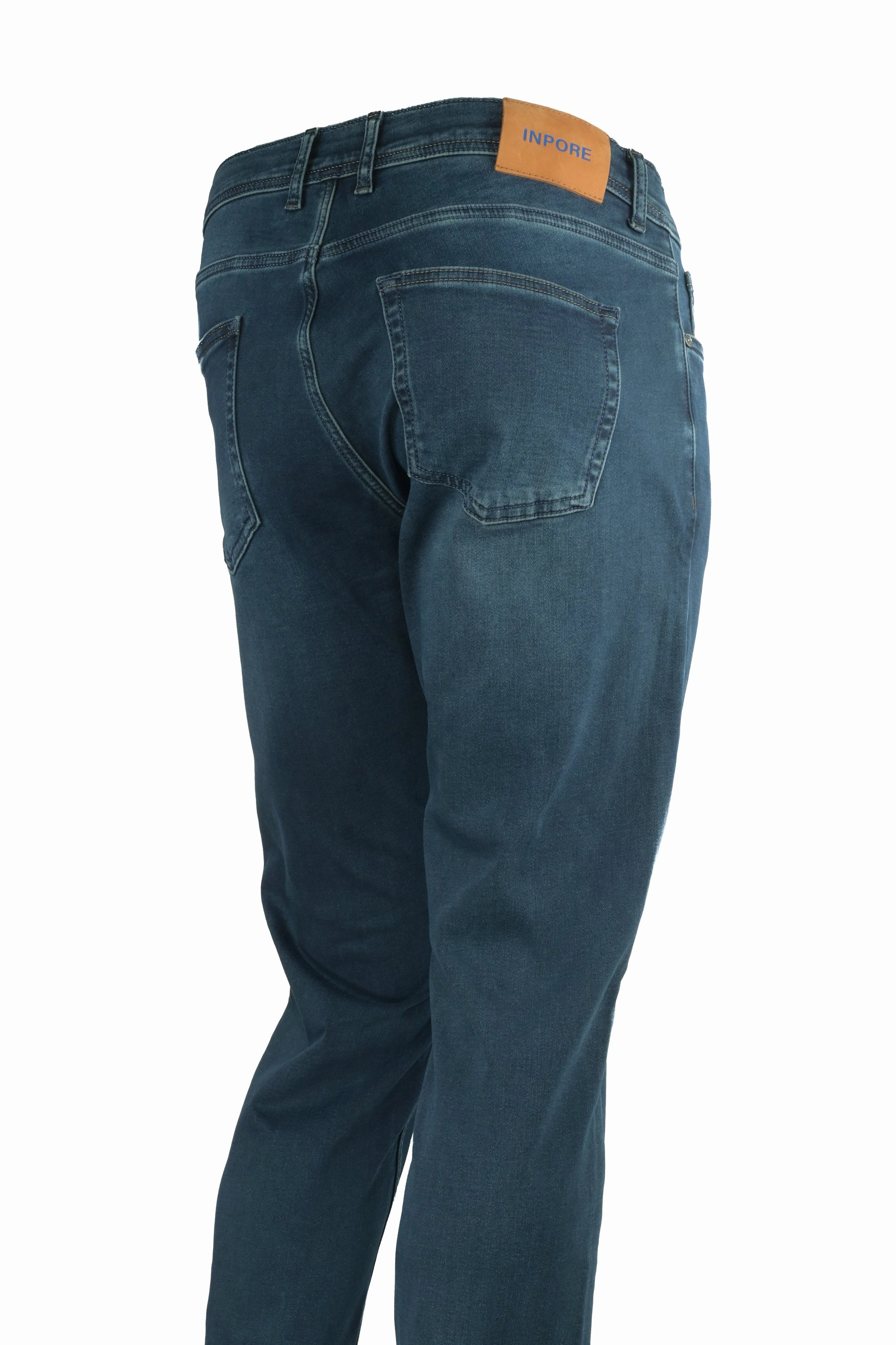 Everyday Comfort Wear Shrink Resistant Denim Inpore Jeans - Blue