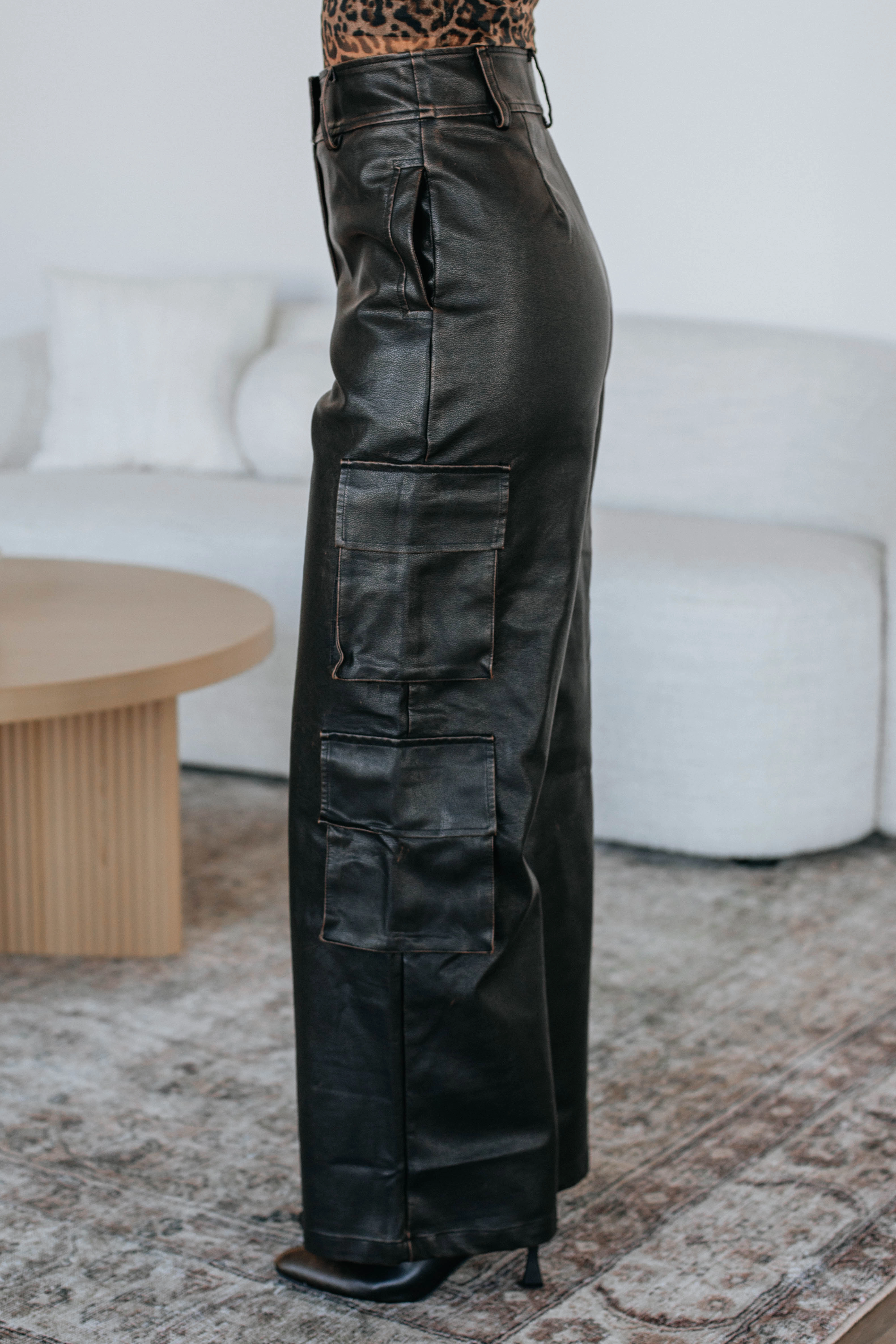 Dynamic Motion Suki Cargo Leather Pants