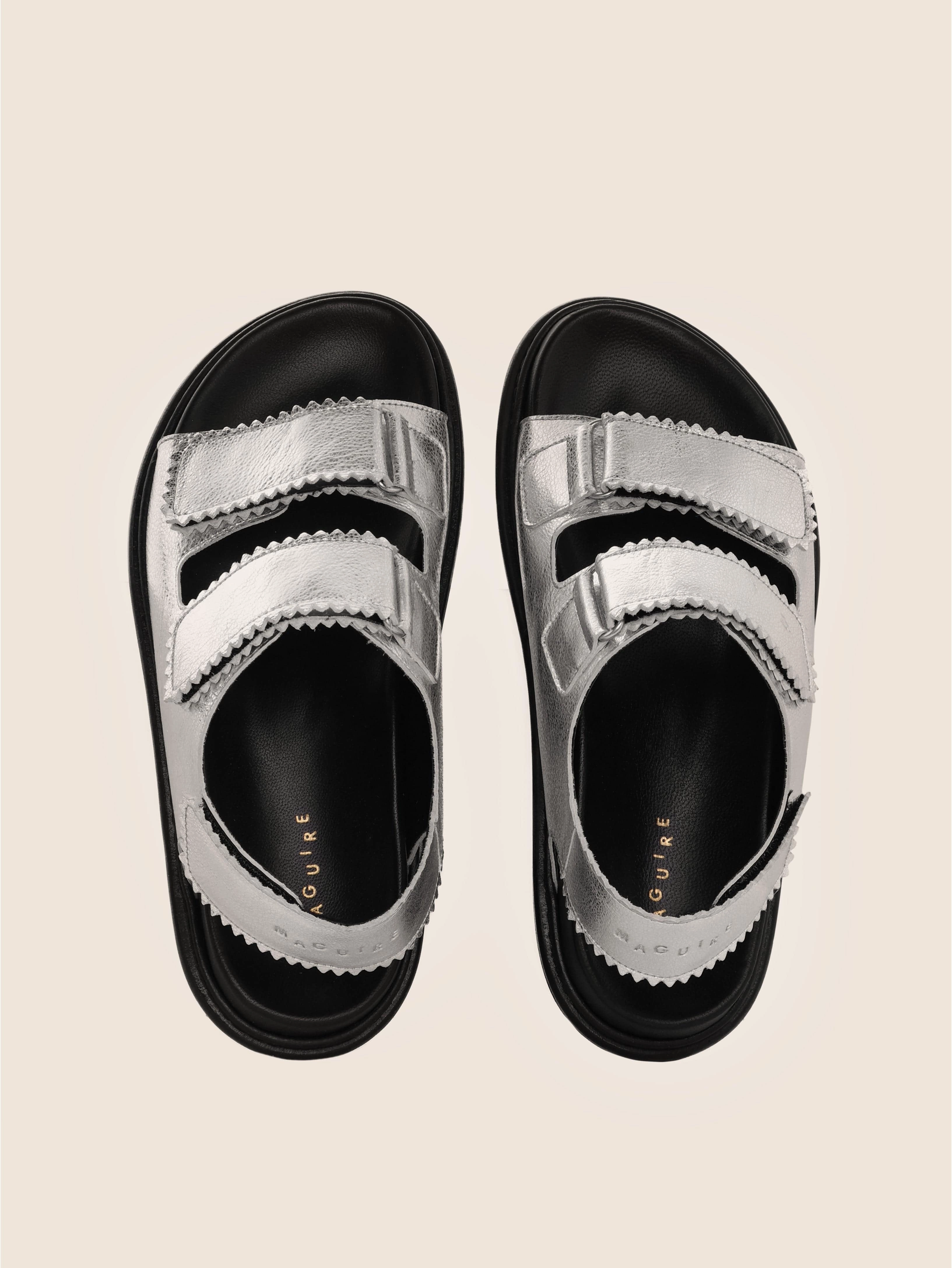 Adventure Time Non Marking Outsole Tavira Silver Sandal