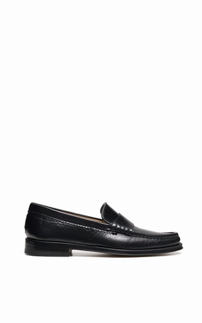 All Hold Easy Pace Seren Loafer in Black Leather