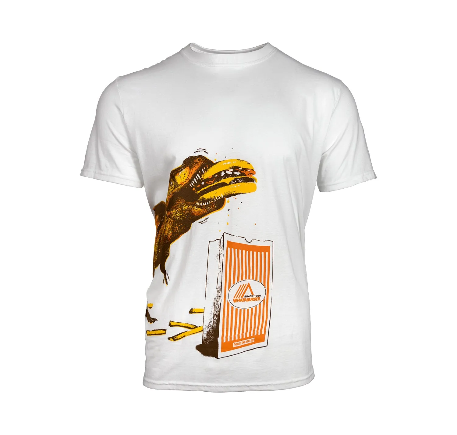 Full Coverage Fit T-Rex Tee (White)