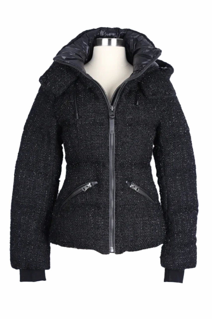 Timeless Piece Madalyn Tweed Down Puffer Jacket