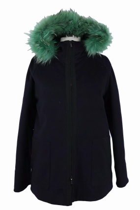 Petra Reversible Cashmere Blend Dress/Puffer Coat Ultraviolet Protection