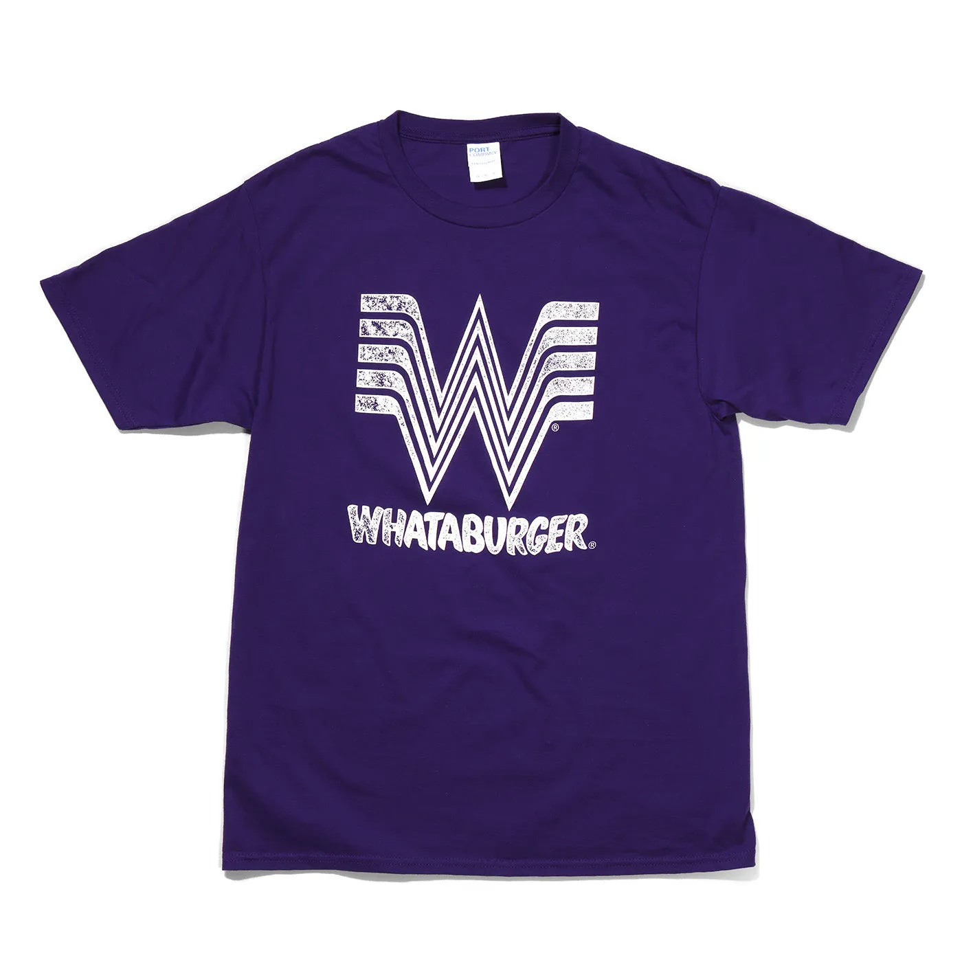 Tailgate Lockup Tee - Purple DoubleNeedle Stitching
