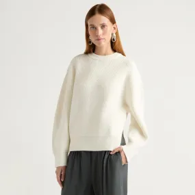 Minimalist Look Tate Organic Cotton Side-Zip Sweater