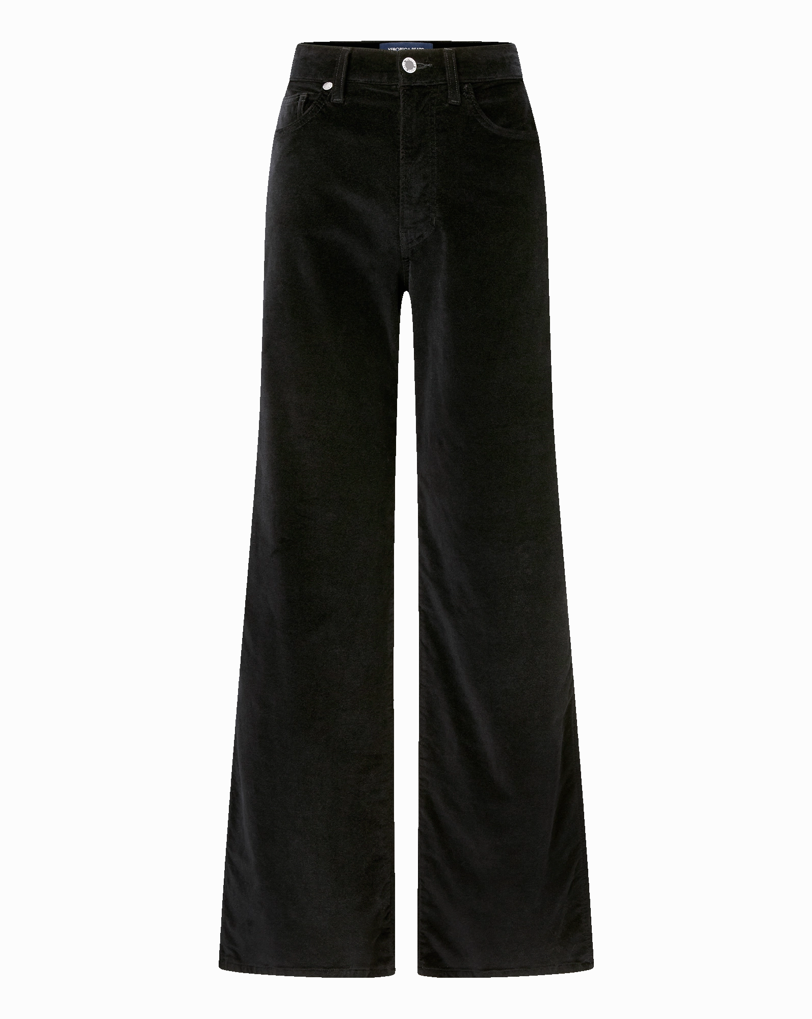 Flexible Waistband Outfit Ideas Taylor Velvet Wide-Leg Pant