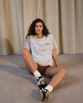 Chic Cardigan Classics Short Sleeve T-shirt - Light Grey Melange