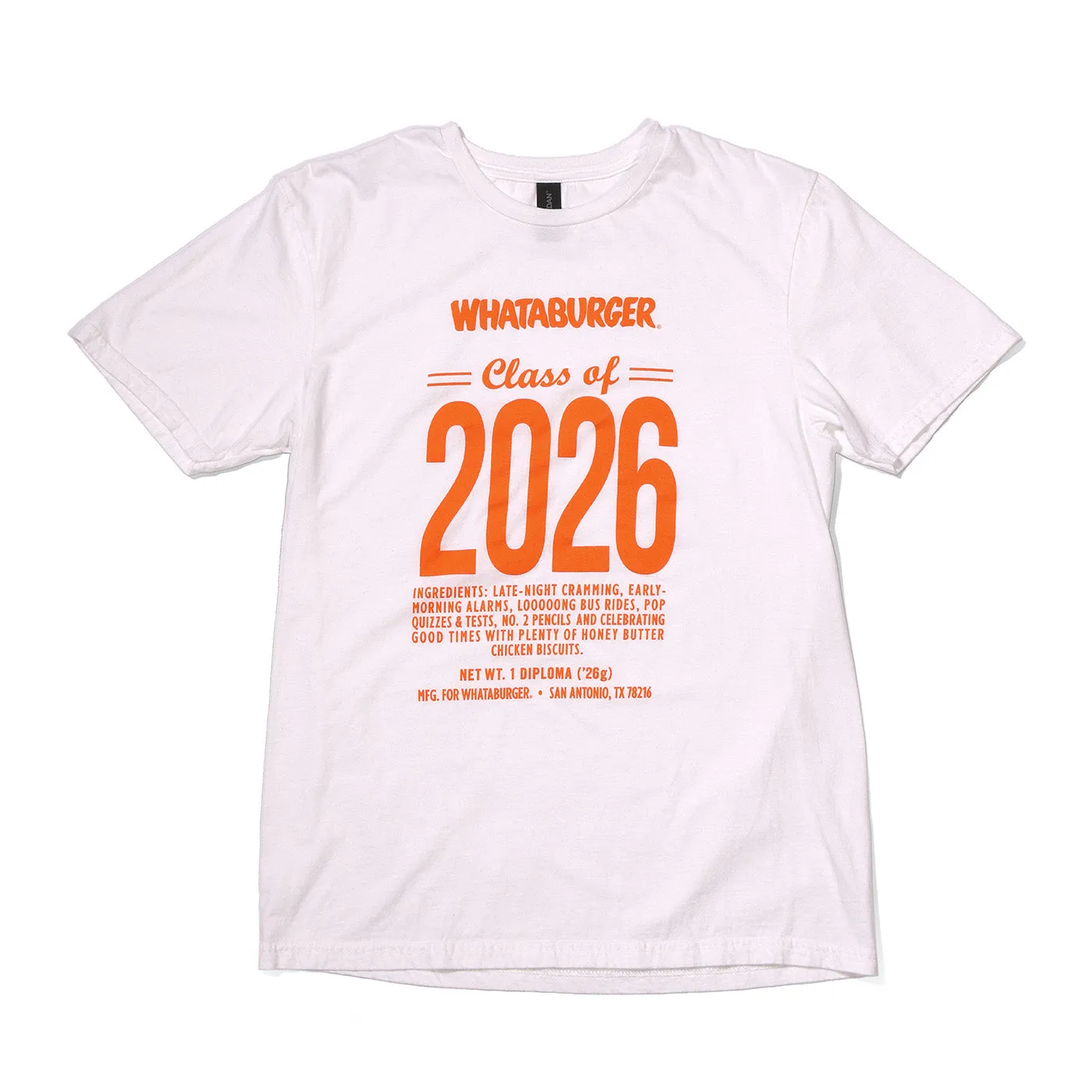 Class of '26 Tee Breathable Lining Compression Fit Engineering