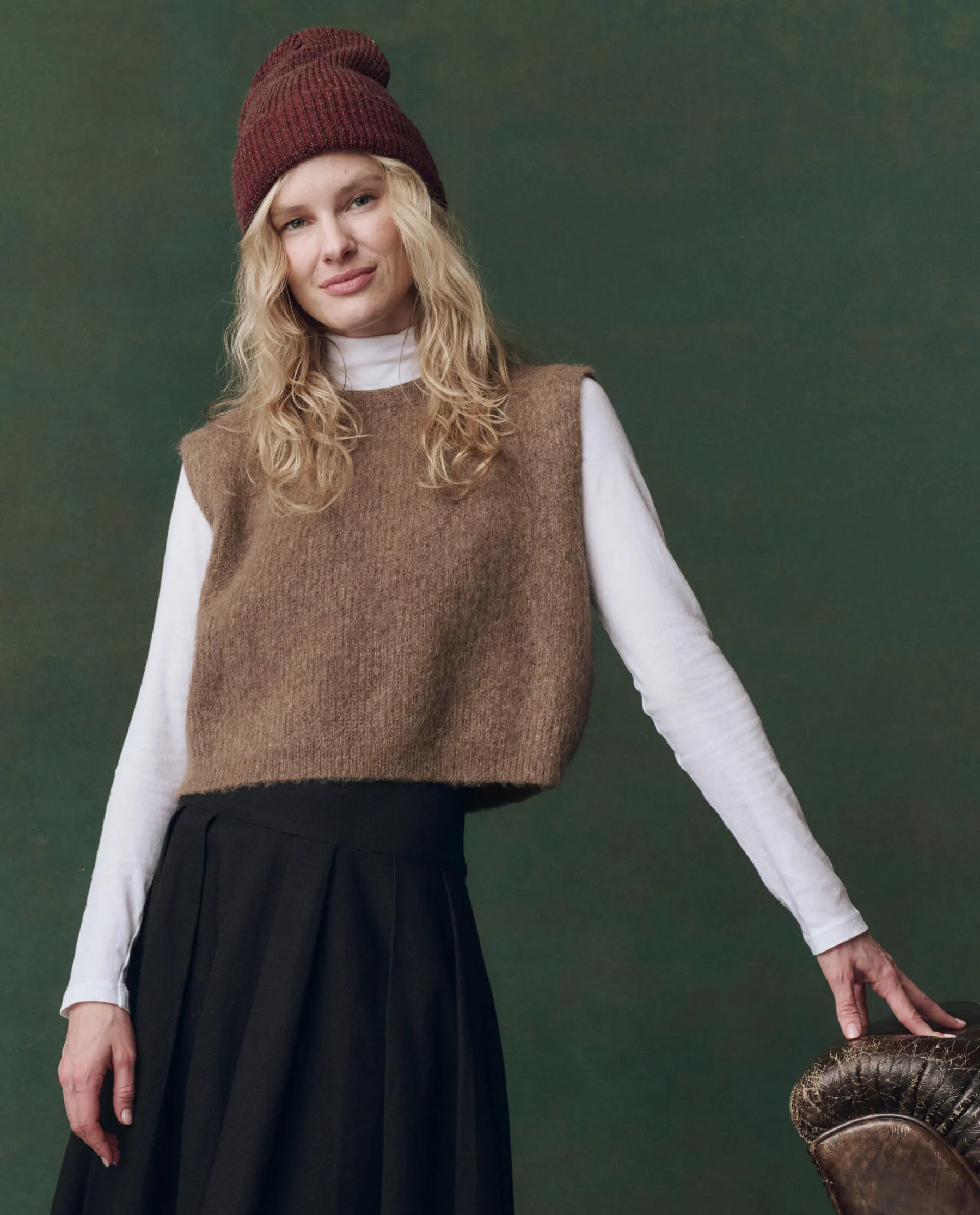 The Brushed Melange Sweater. -- Doe Layered Knitwear