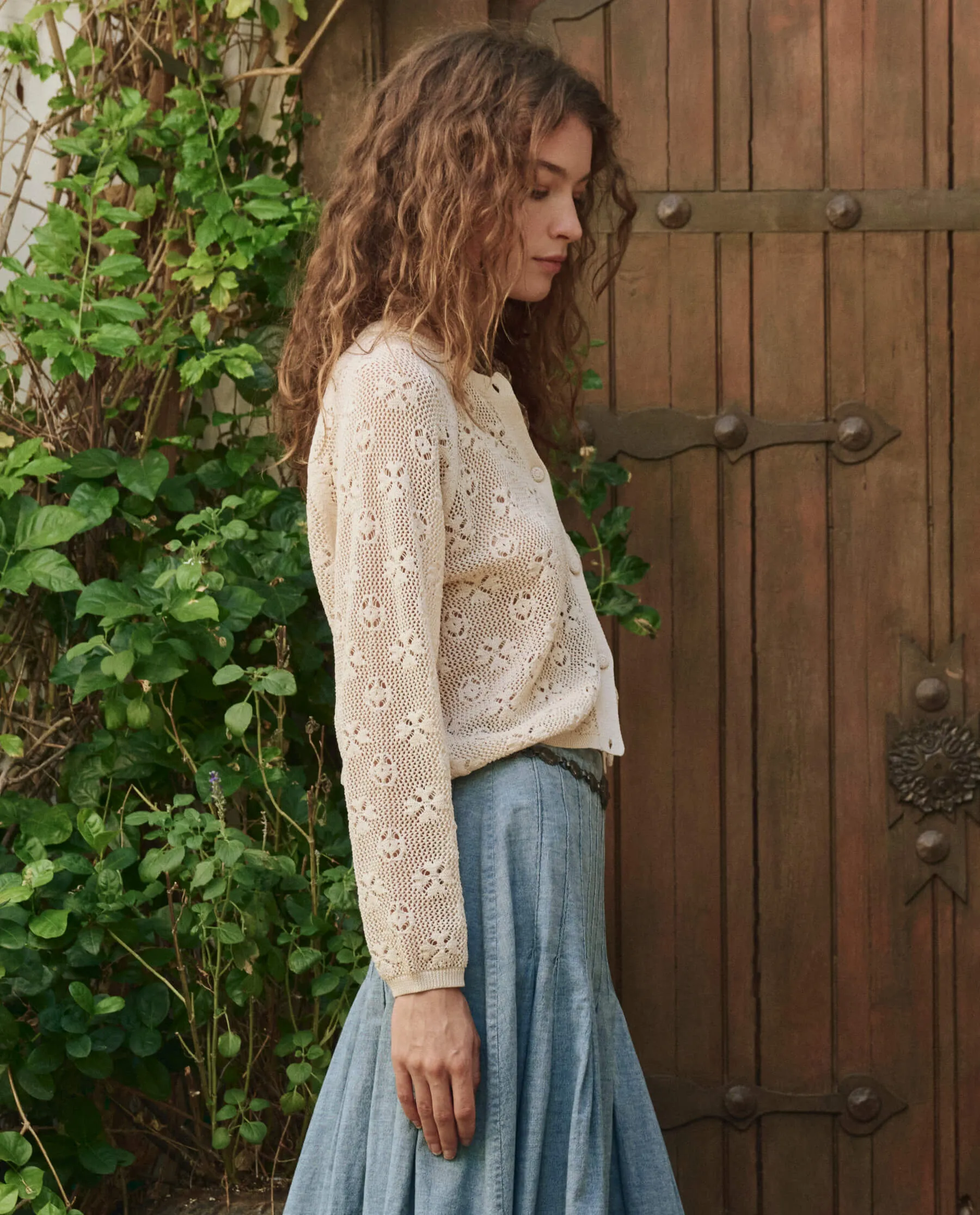 The Crochet Cardigan. -- Natural Casual Layers
