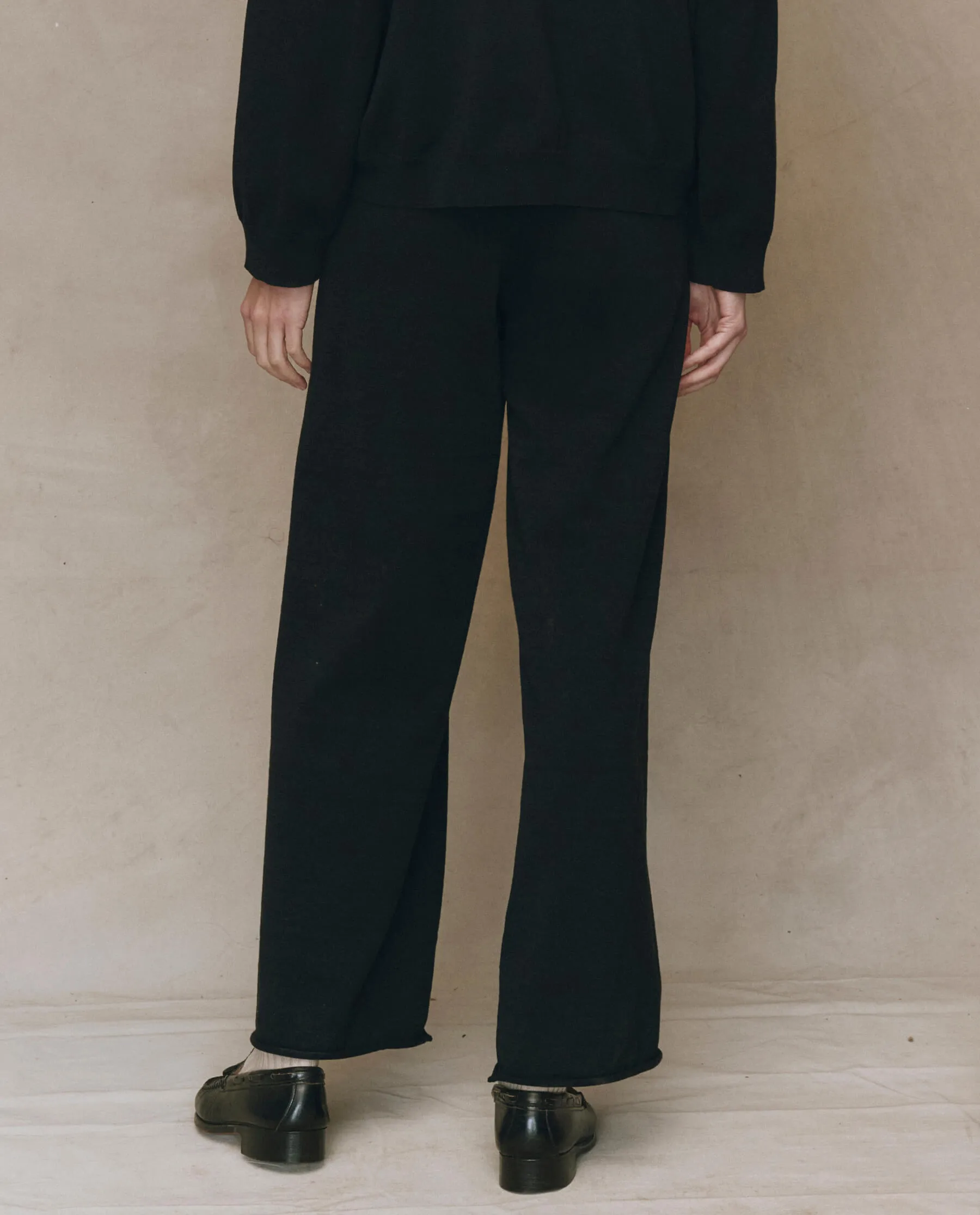 The Rec Sweater Pant. -- Black Stretchable Design Basic Layering