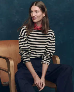 The Sailor Sweater. -- Black Stripe Thermal Insulation Design