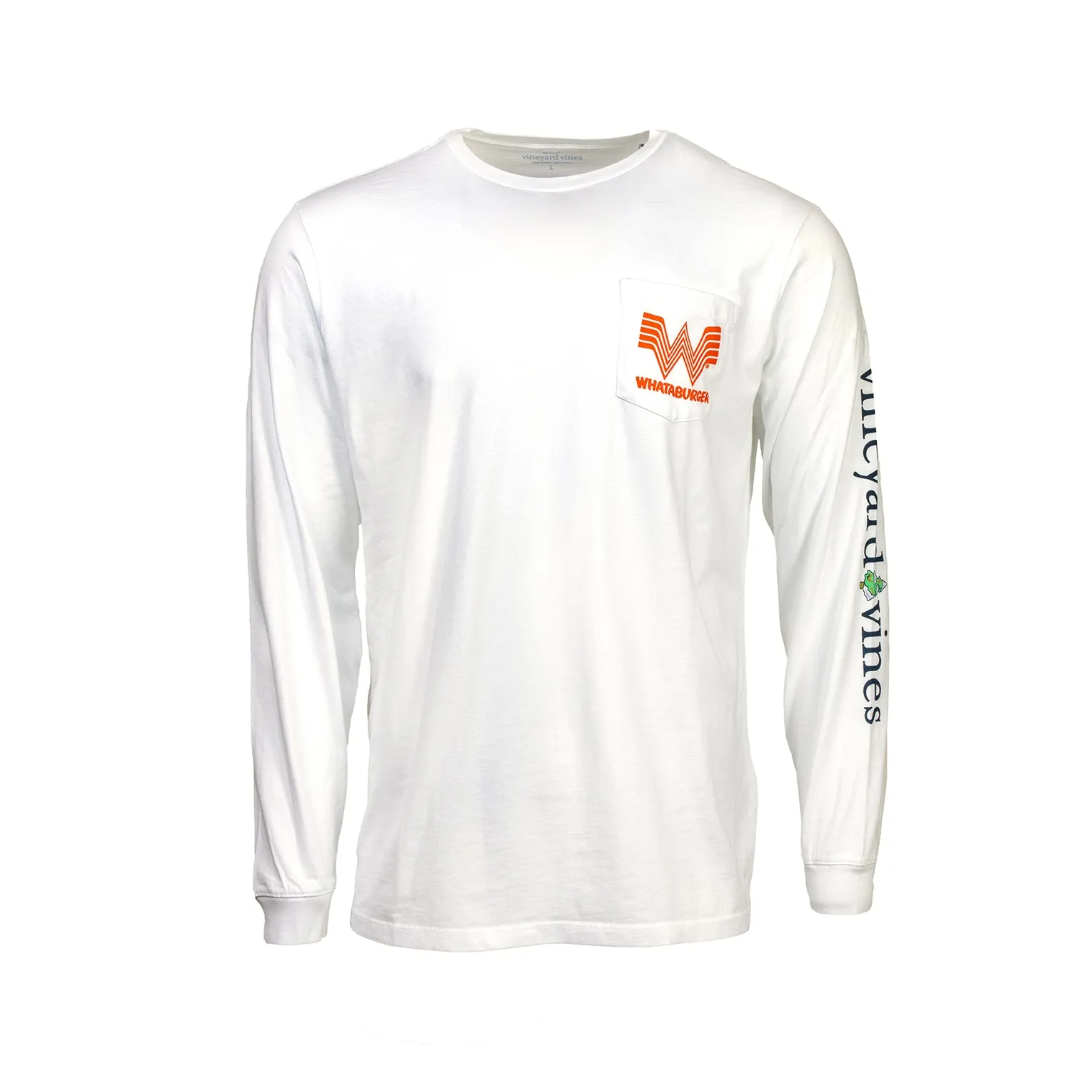 Vineyard Vines x Whataburger Holiday Whale Long Sleeve Tee SnagResistant AirflowVents