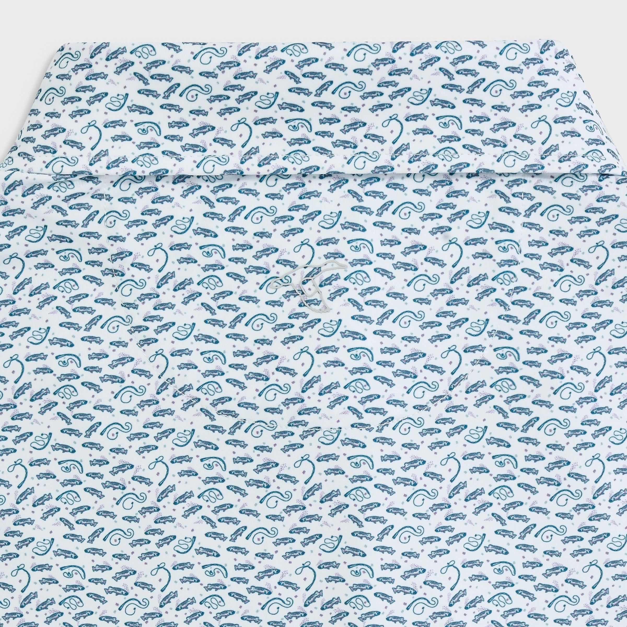 Sporty Fit Cozy Comfort Cadet Catch and Release Printed Performance Polo