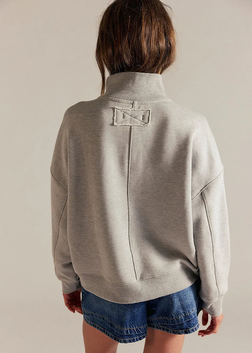 Comfy Flex Timeless Pullover - Heather Grey