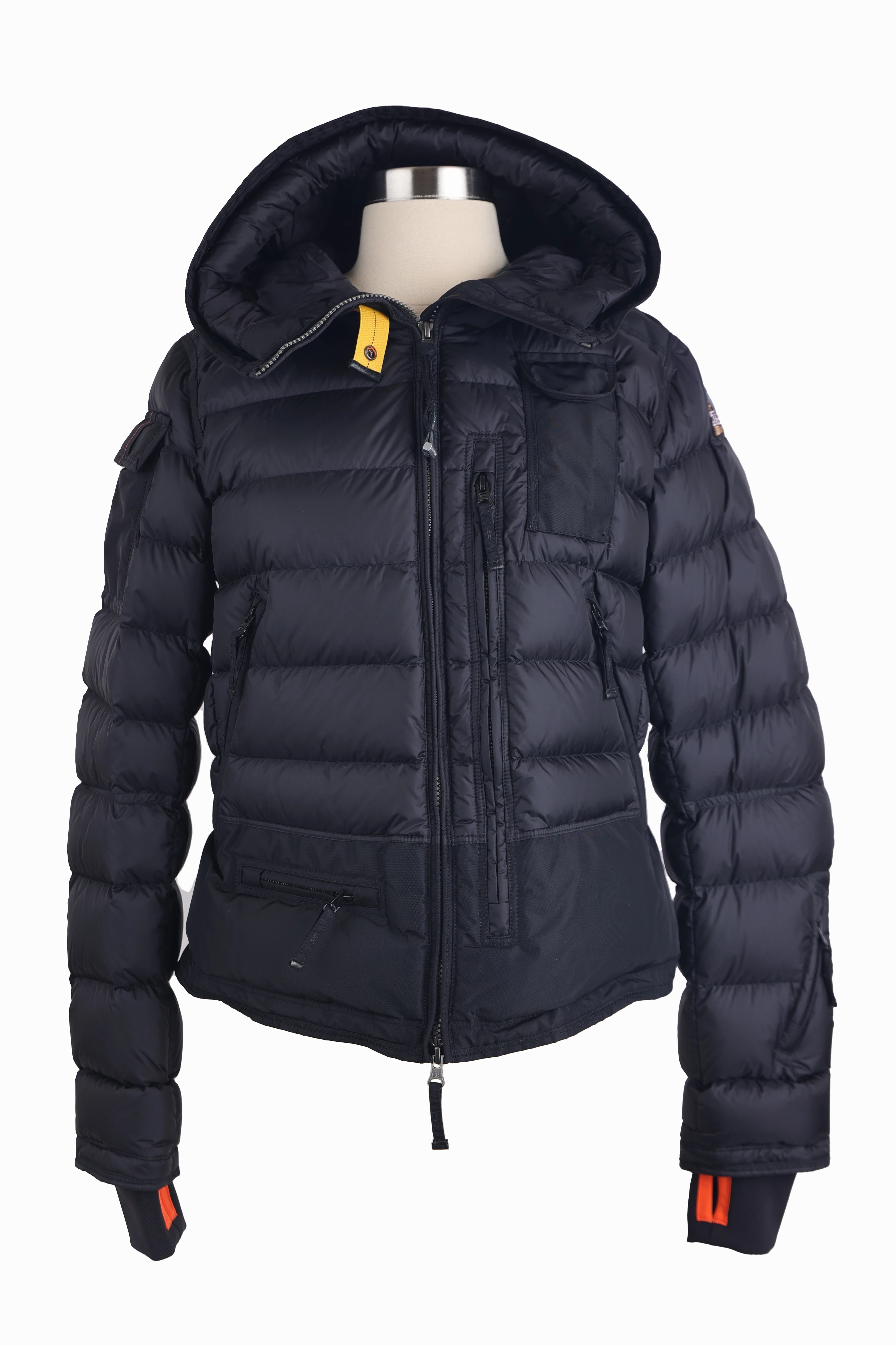 Heavy Duty Zippers Quilted Down Puffer Jacket