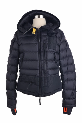 Heavy Duty Zippers Quilted Down Puffer Jacket