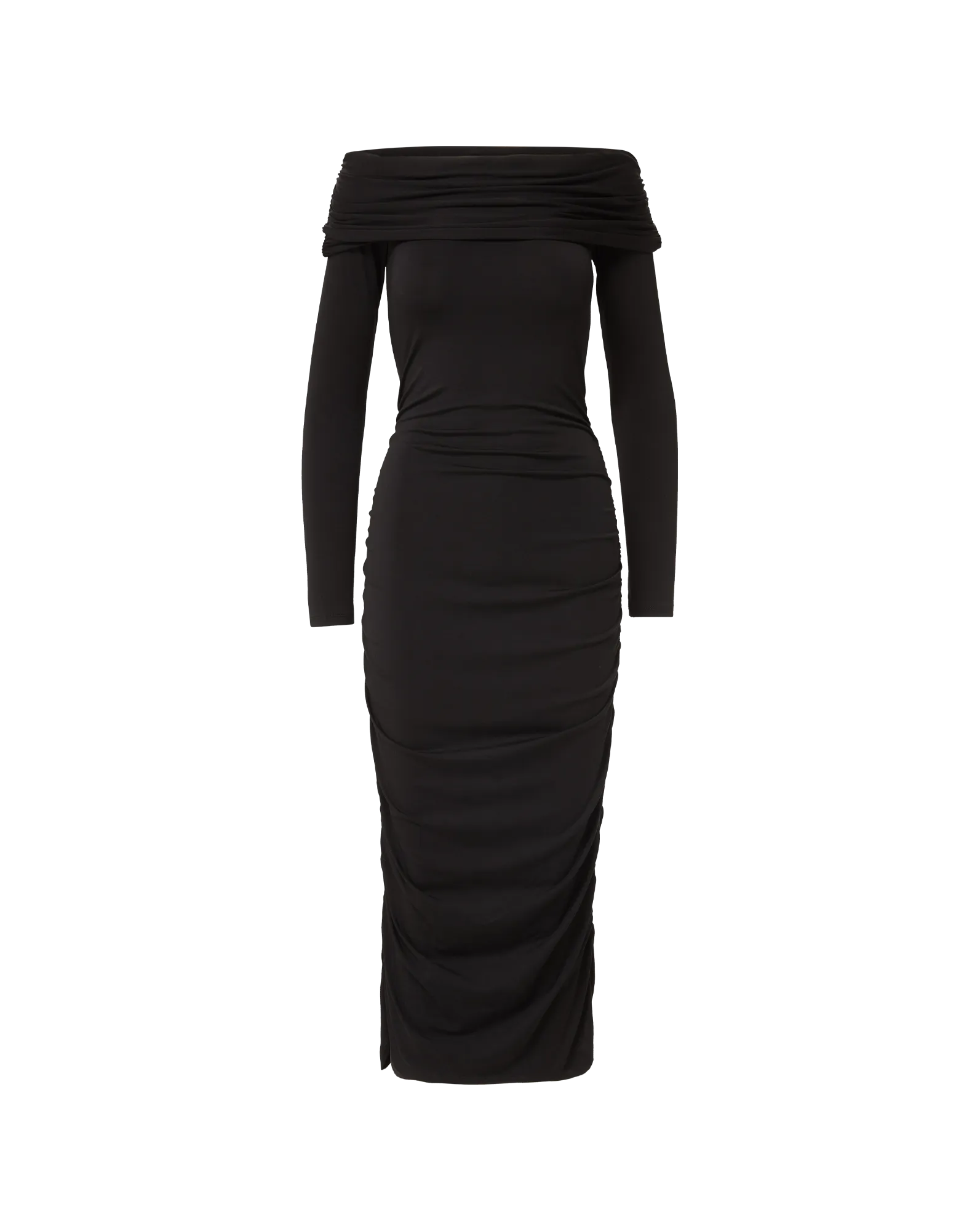 Tinette Off-The-Shoulder Midi Dress Body Safe