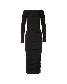 Tinette Off-The-Shoulder Midi Dress Body Safe