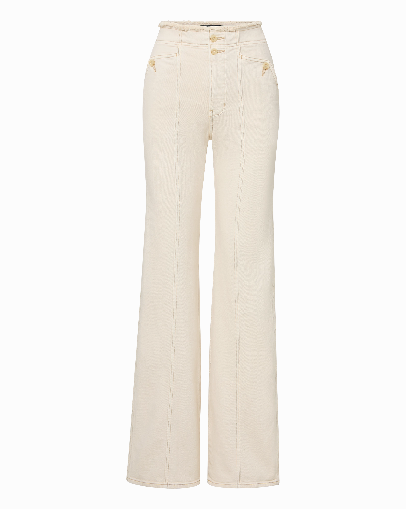 Basic Outfit No Fade Look Crosbie Slim Wide-Leg Jean