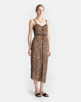 Comfortable shift dress Abir - Printed Midi Dress - Ocelot