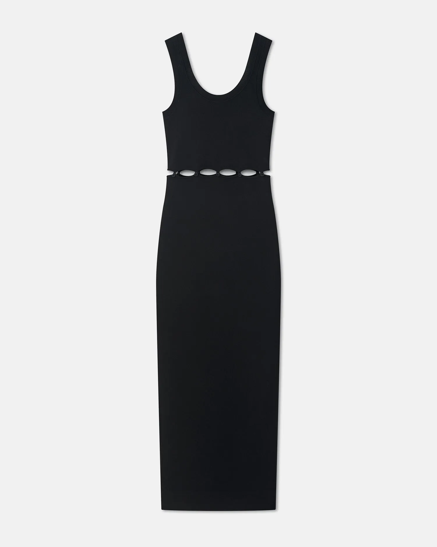 Maves - Knitted Midi Dress - Black Luxe Fabric