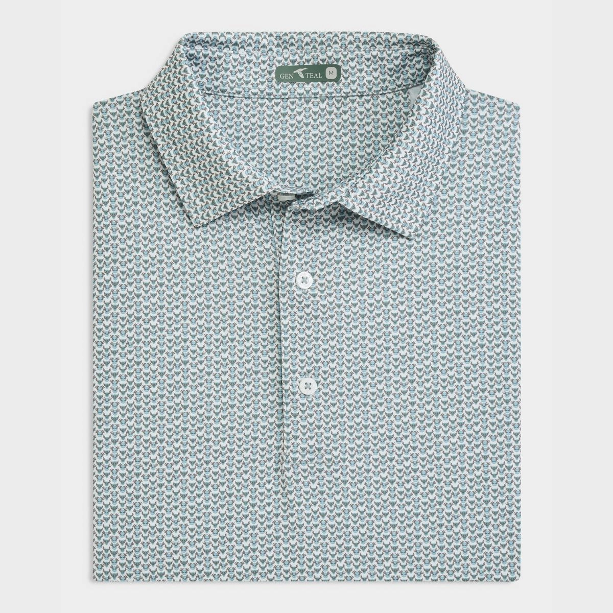 Trophy Printed Performance Polo Retro Vibe Classic Cut