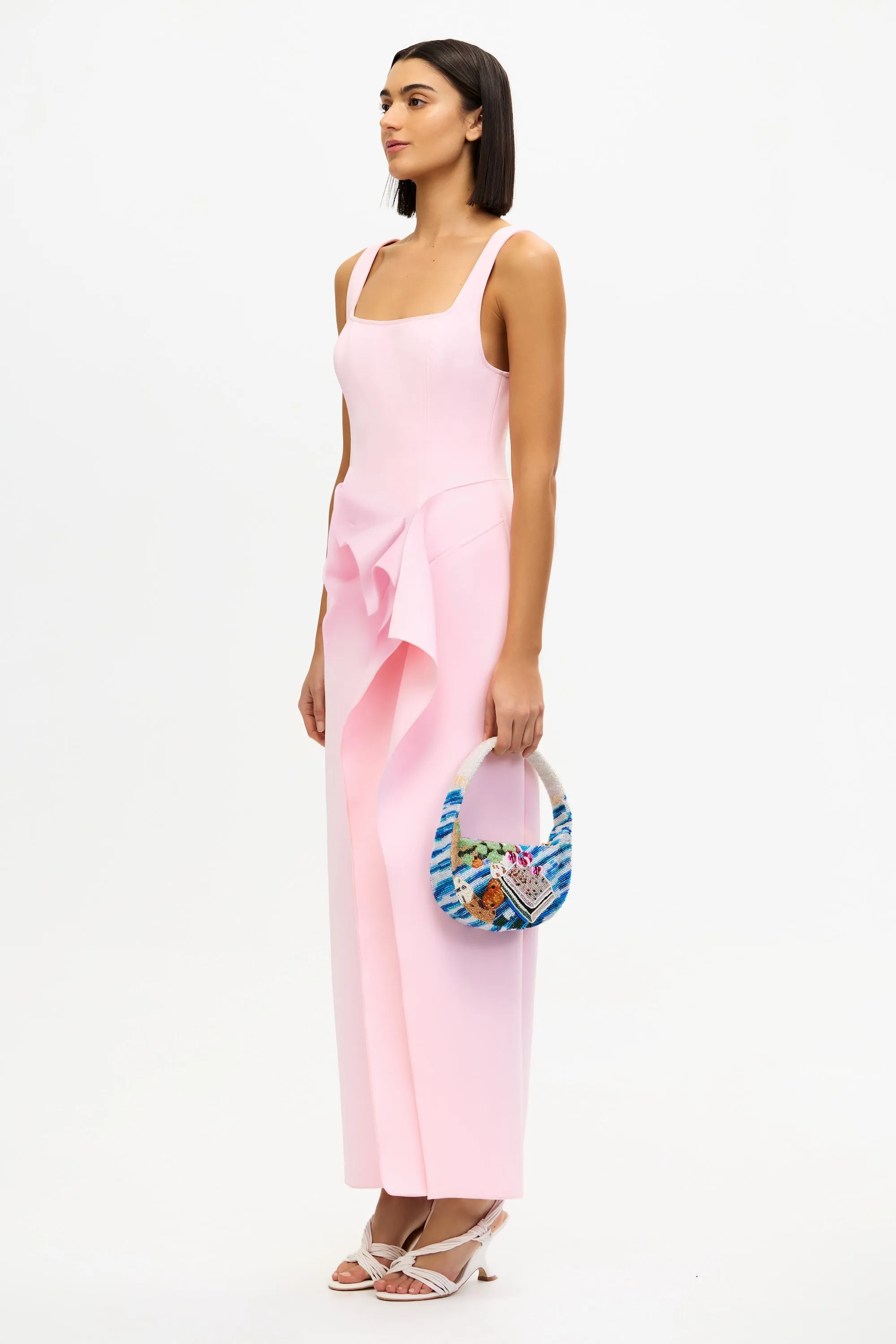 Dreamy Simplicity Easy Texture TUTHILL MIDI DRESS