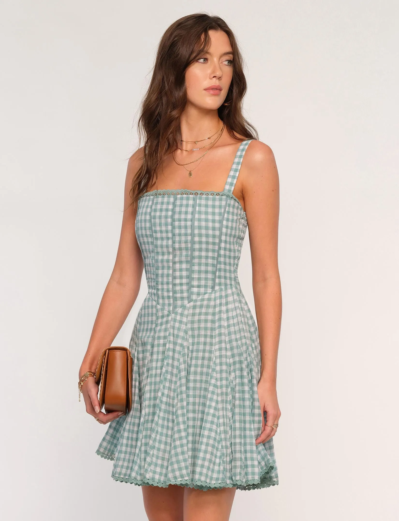 May Dress Soft Layering Chain-Detail