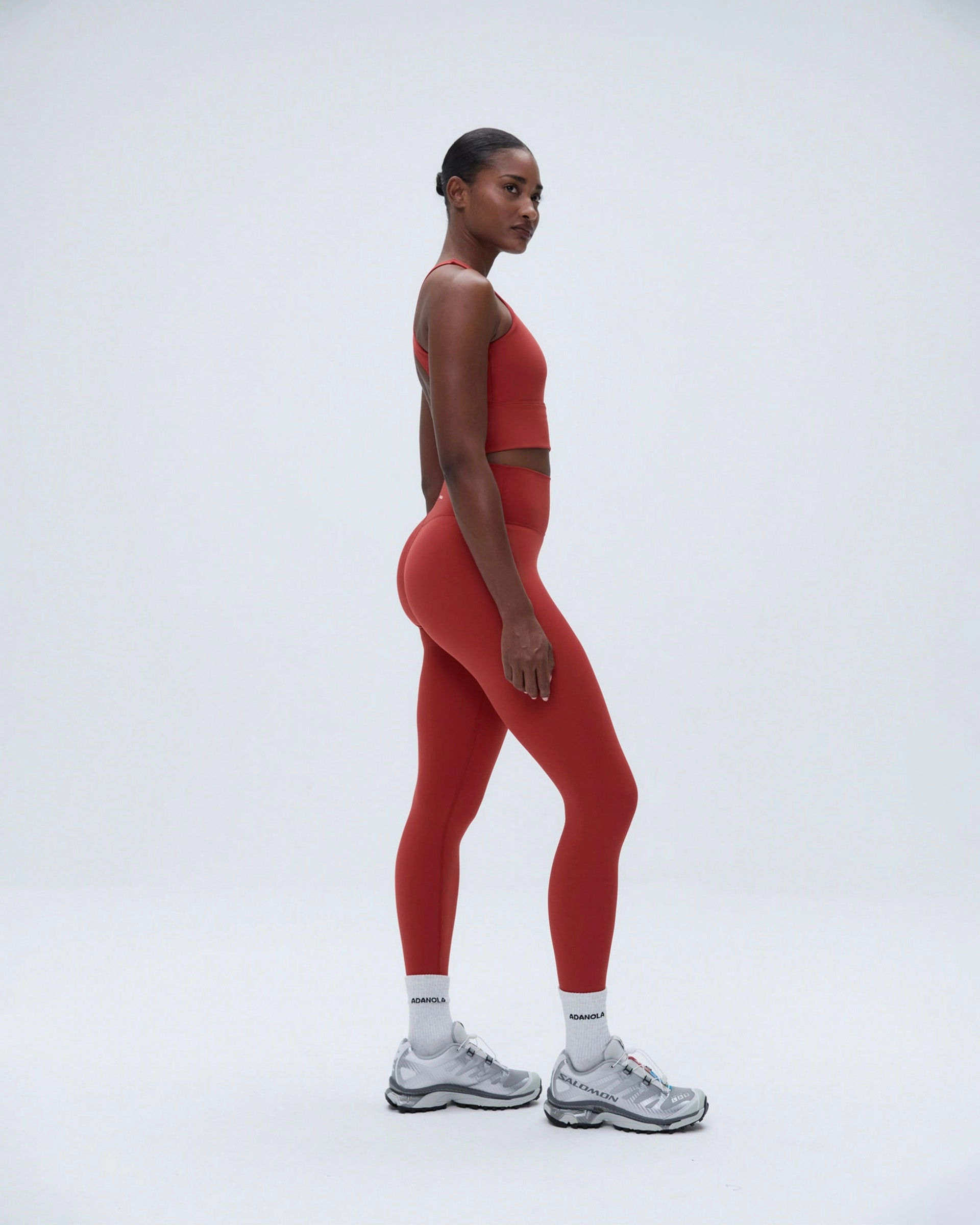 Ultimate Leggings - Vintage Red Chill Vibes For Adults Slim Fit