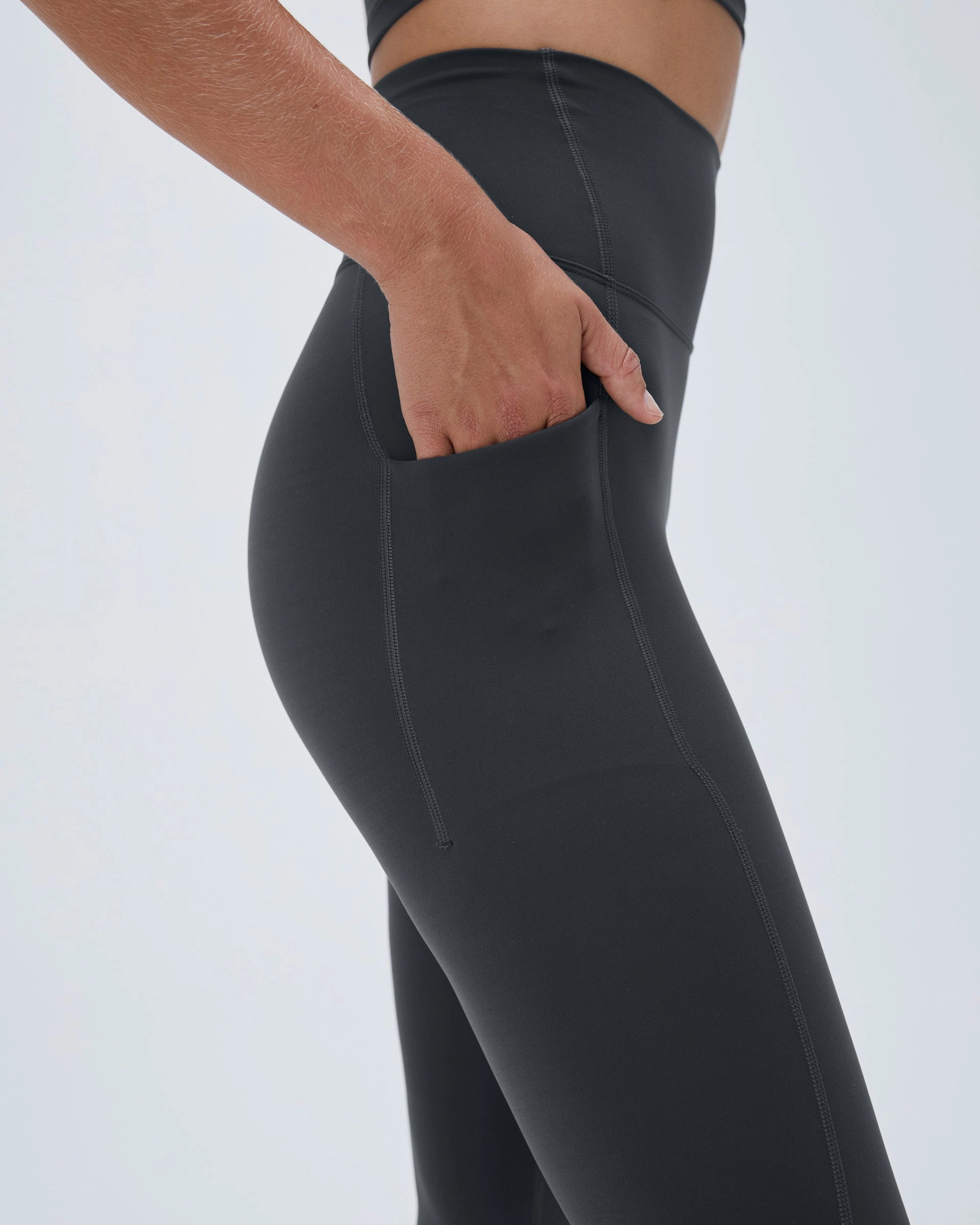 Ultimate Pocket Leggings - Graphite Grey Total Fit