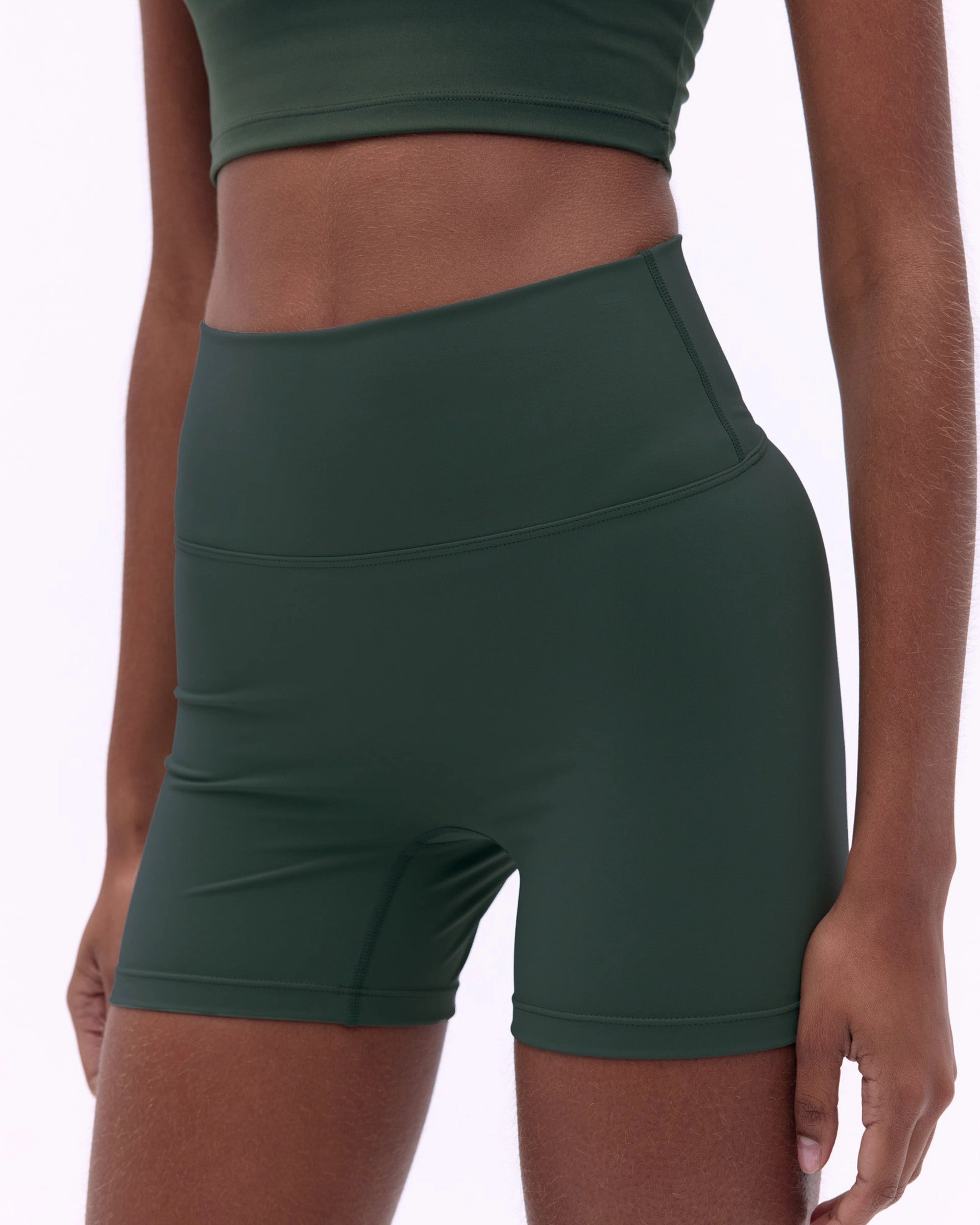 Ultimate Ultra Crop Shorts - Dark Olive ski wear QuickAccessPockets