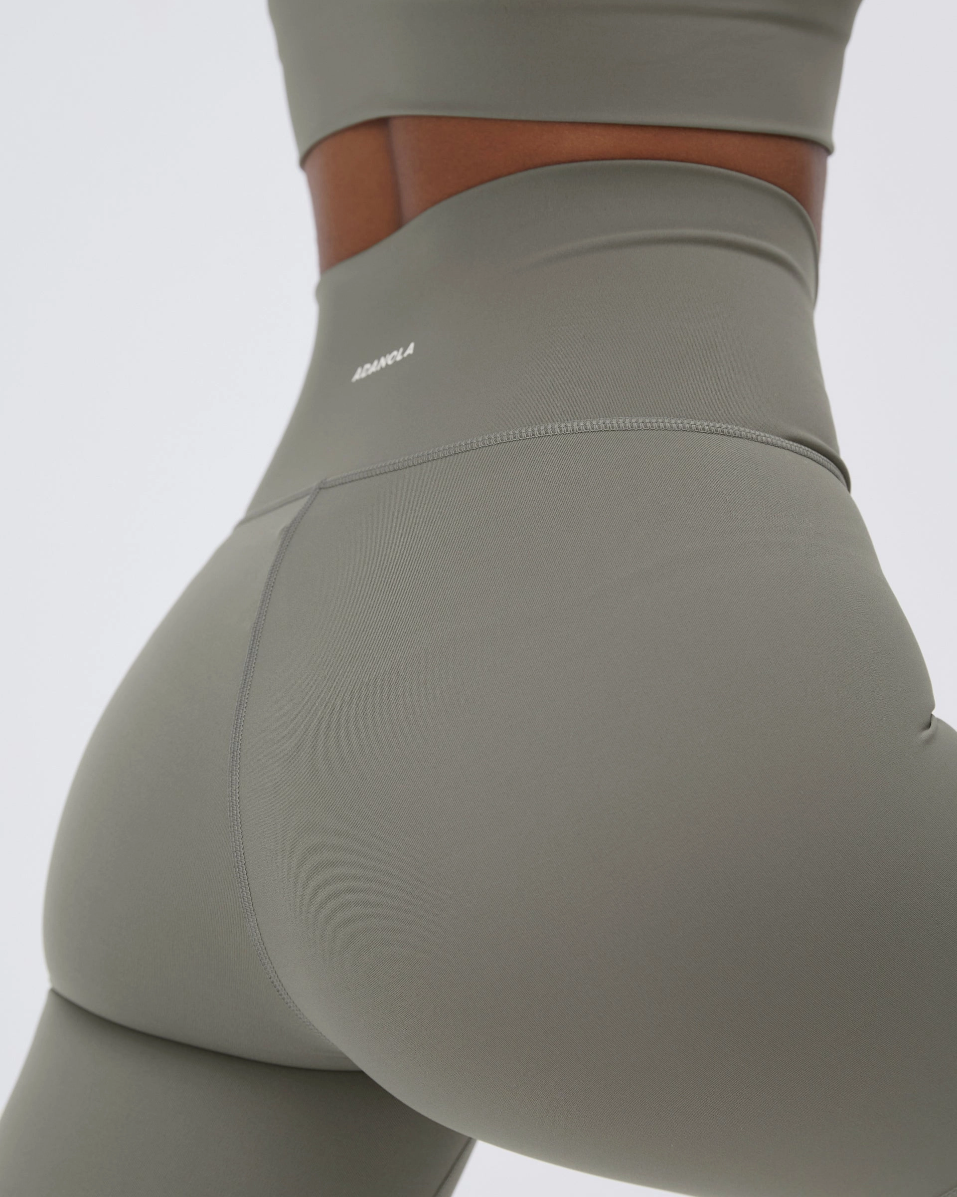 Quick Access Pockets fashion industry Ultimate Wrap Over Crop Shorts - Olive Green