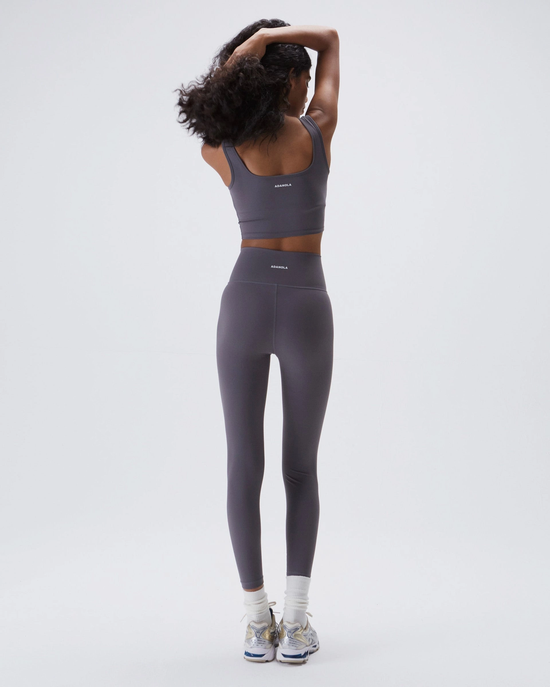 Ultimate Wrap Over Leggings - Dark Grey quick dry