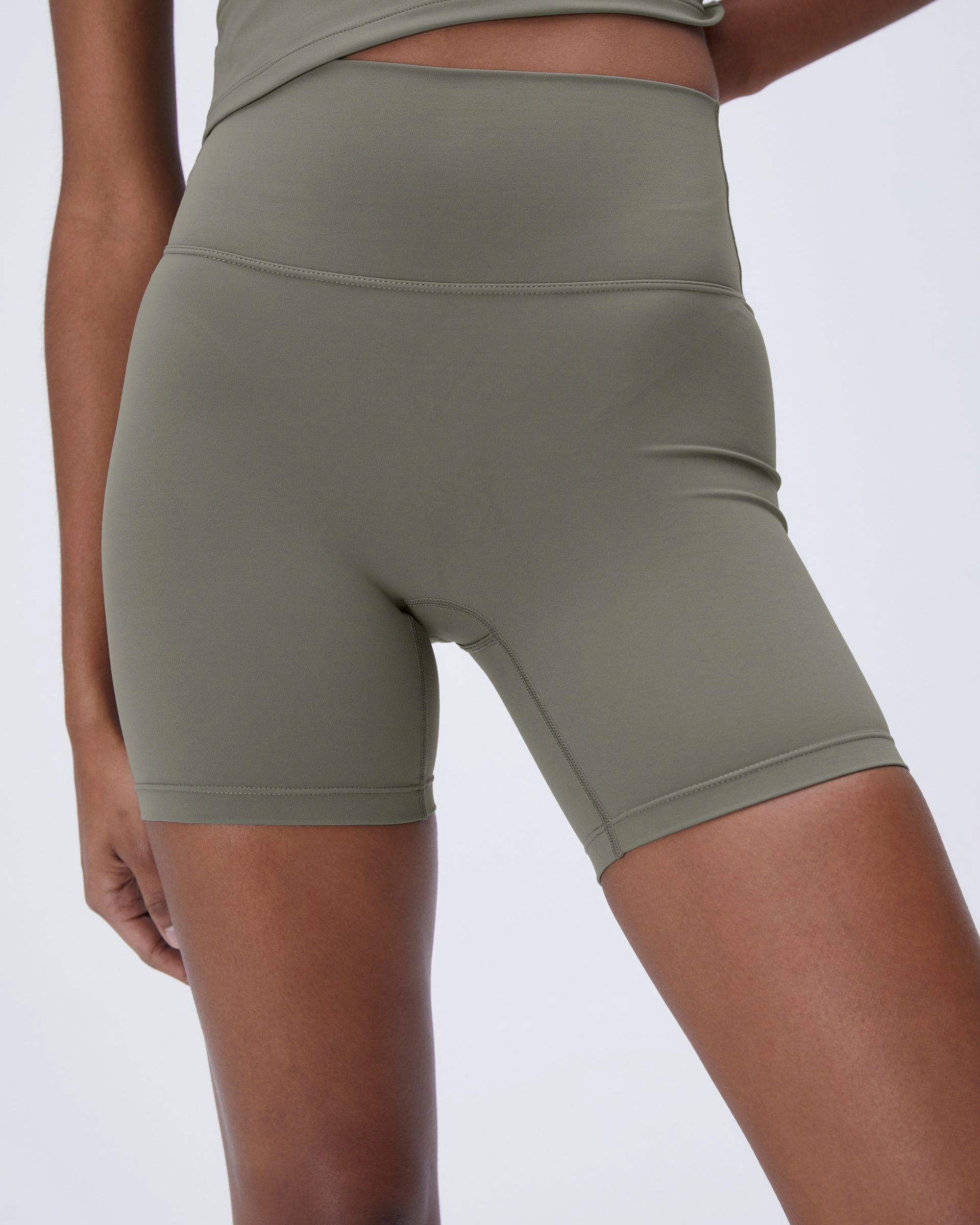 Ultimate Crop Shorts - Olive Green Breeze Friendly