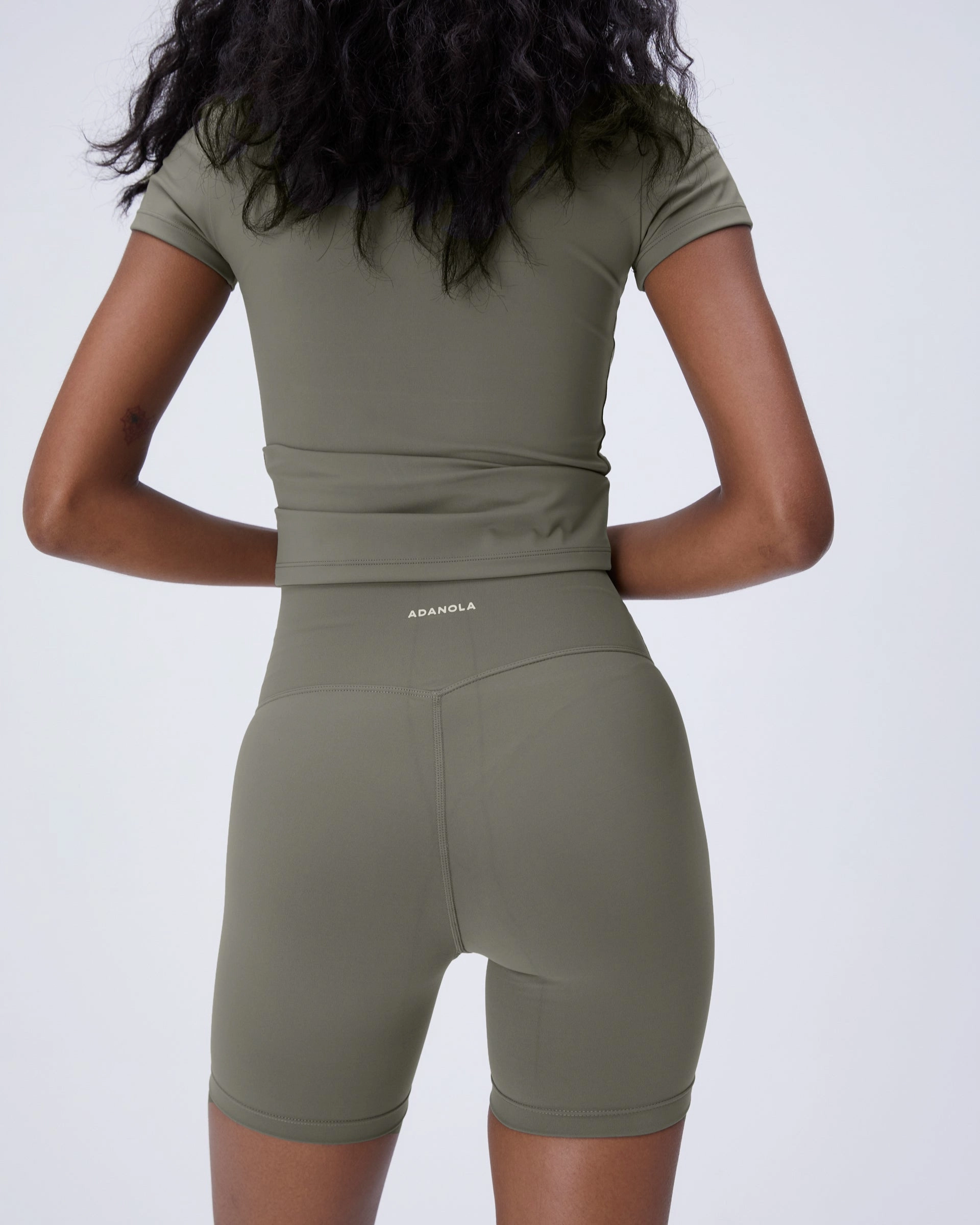 Ultimate Crop Shorts - Olive Green budget-friendly