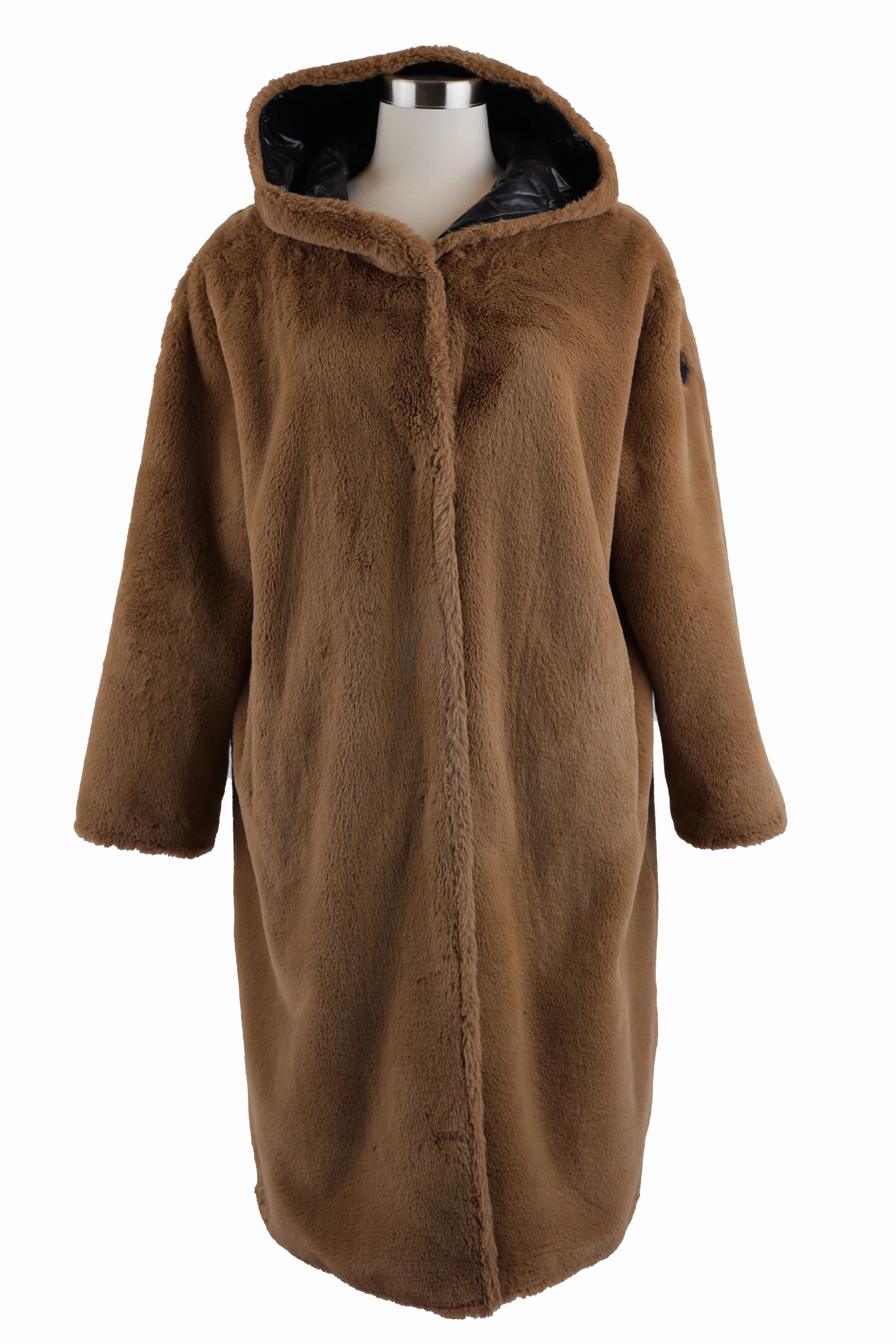 Actee Reversible Faux Fur Parka Eco Friendly Fabric