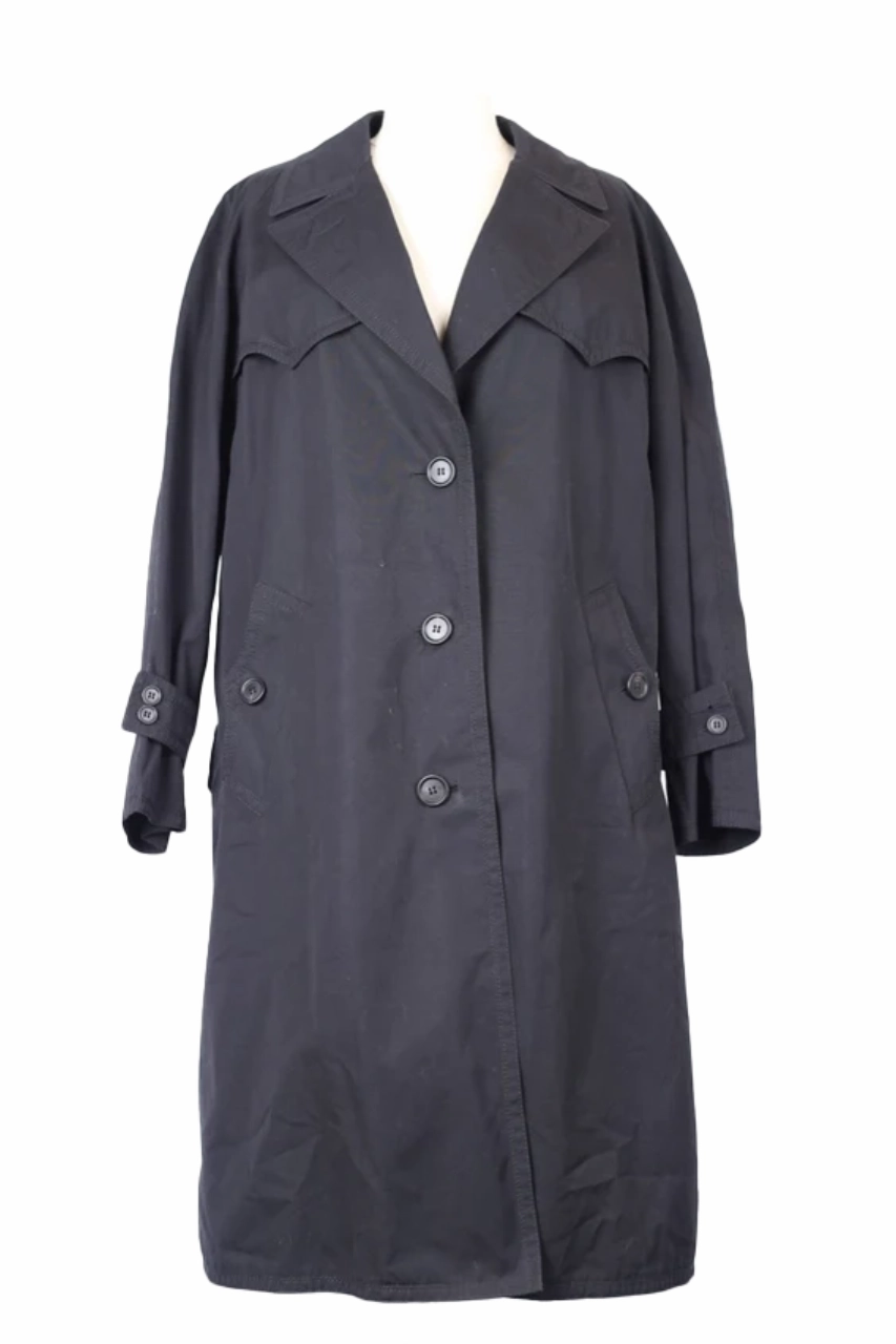 Cotton Fur Lined Trench Coat Anti Snag Fabric AntiStatic Inner Layer