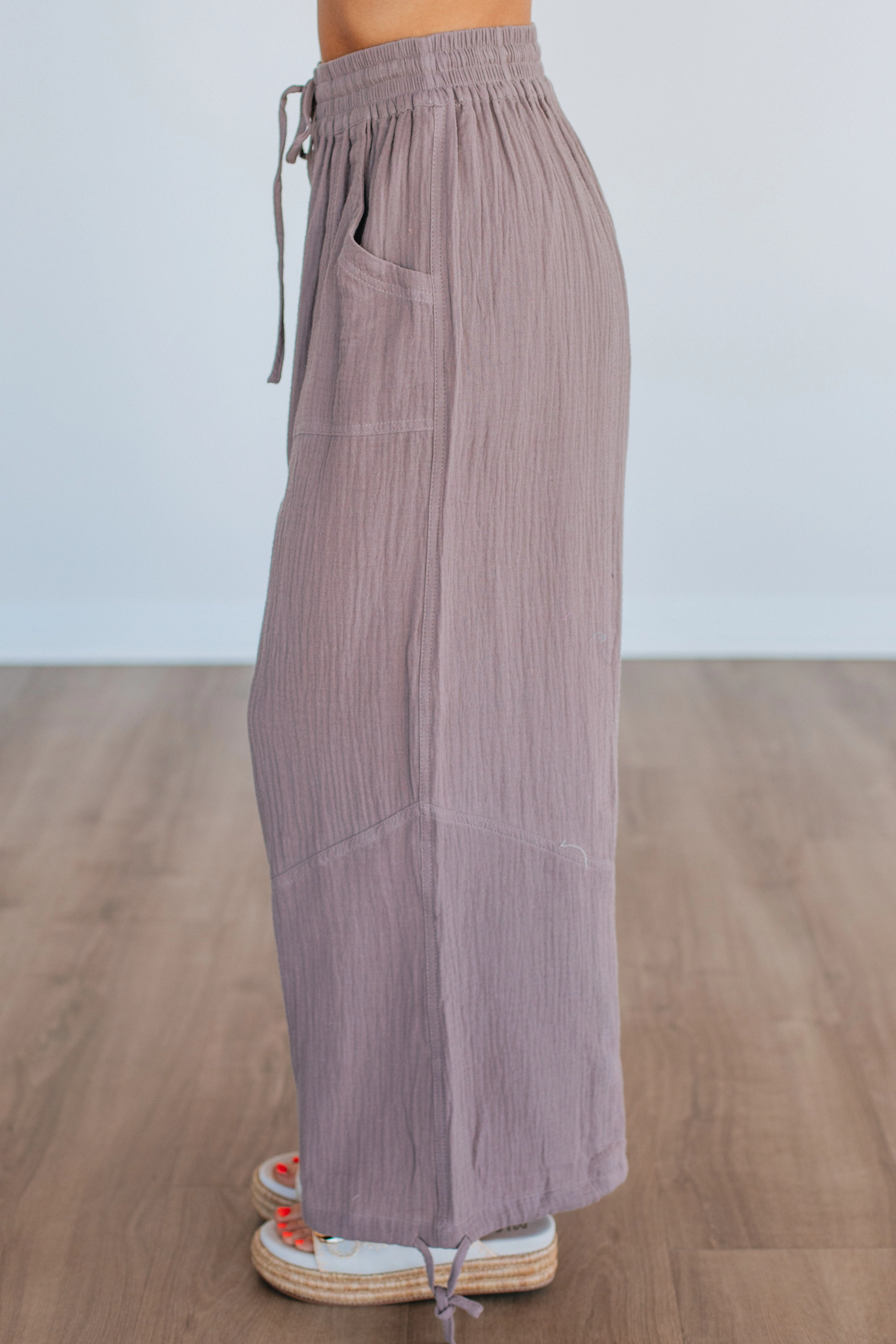 Unexpected Feelings Pants - Latte Comfy Flex